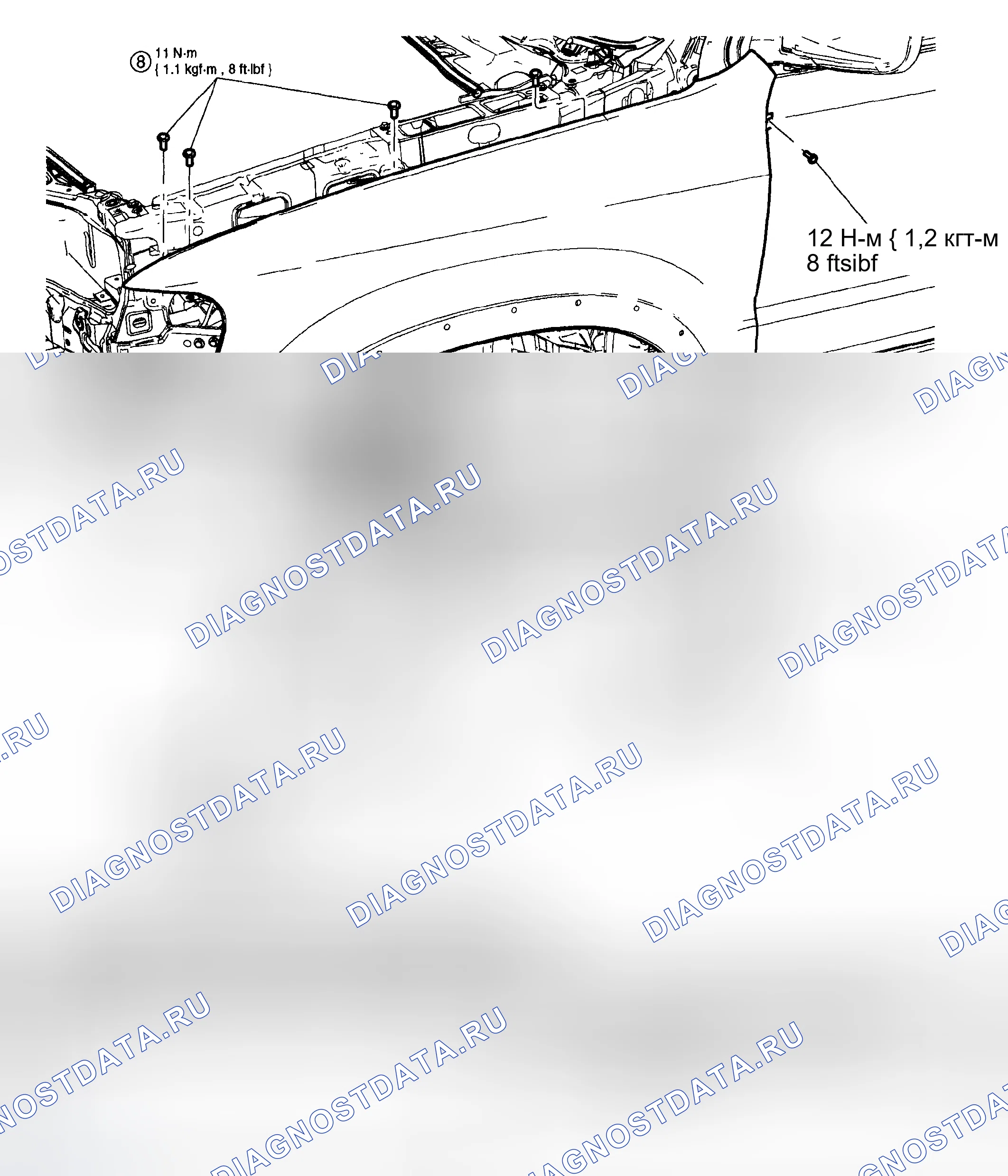 Рис. 8: Кранец. Mazda Tribute I рестайлинг