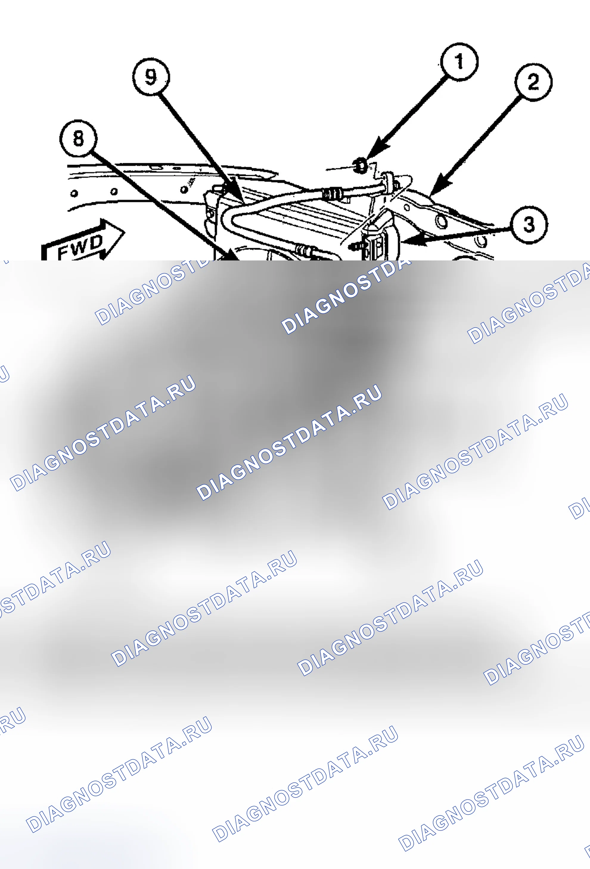 Рис. 14: ДЕМОНТАЖ. Dodge Pickup R1500 