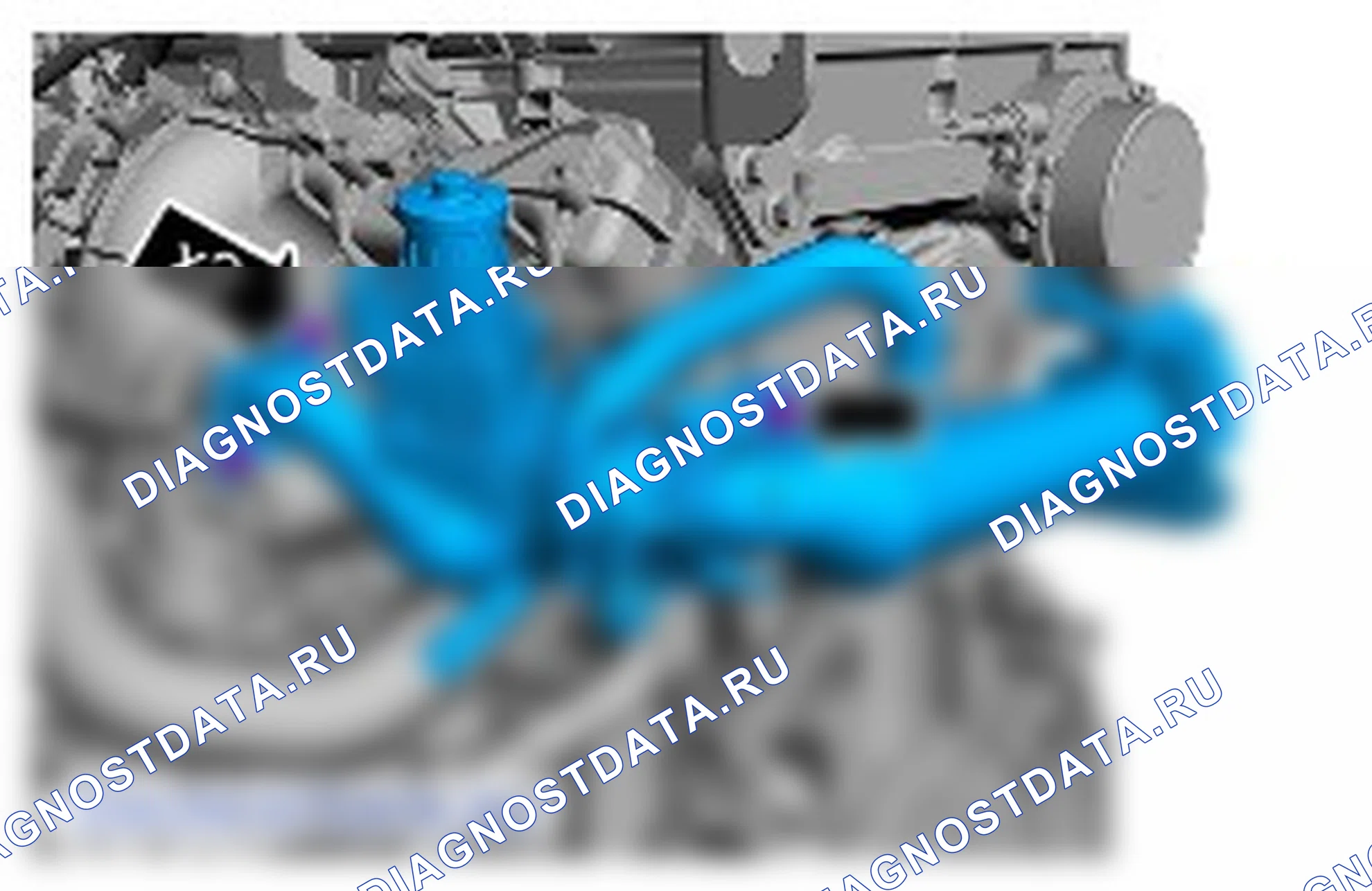 Как снять присоединяемые детали двигателя. Ford Transit VII