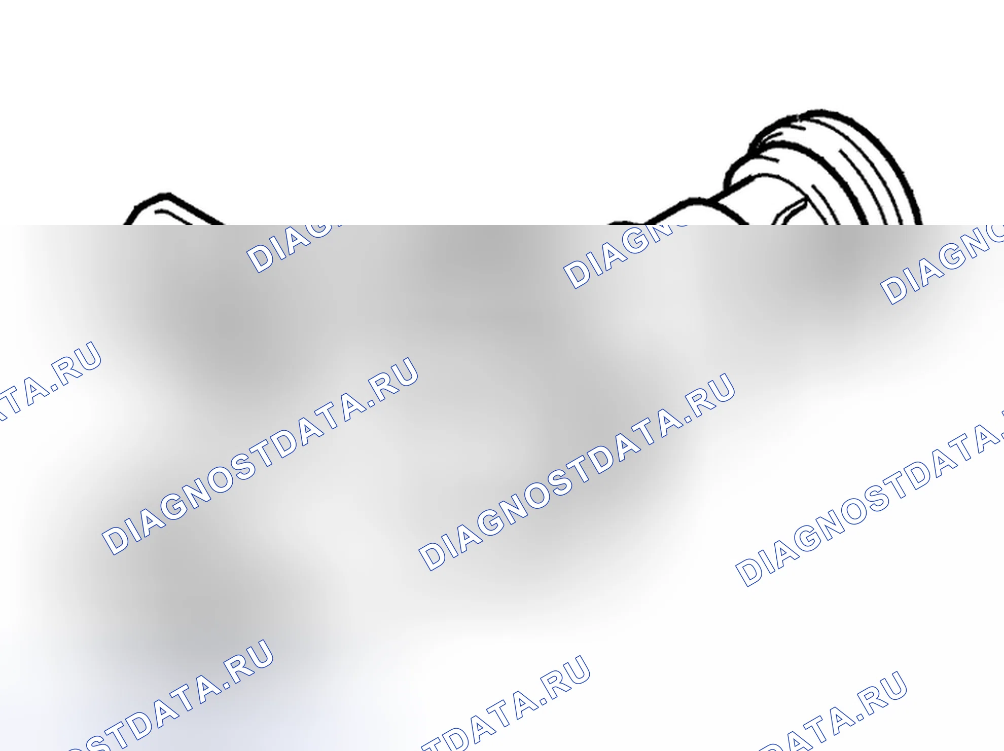 Рис. 1558: Форсунки. Volvo XC70 I рестайлинг