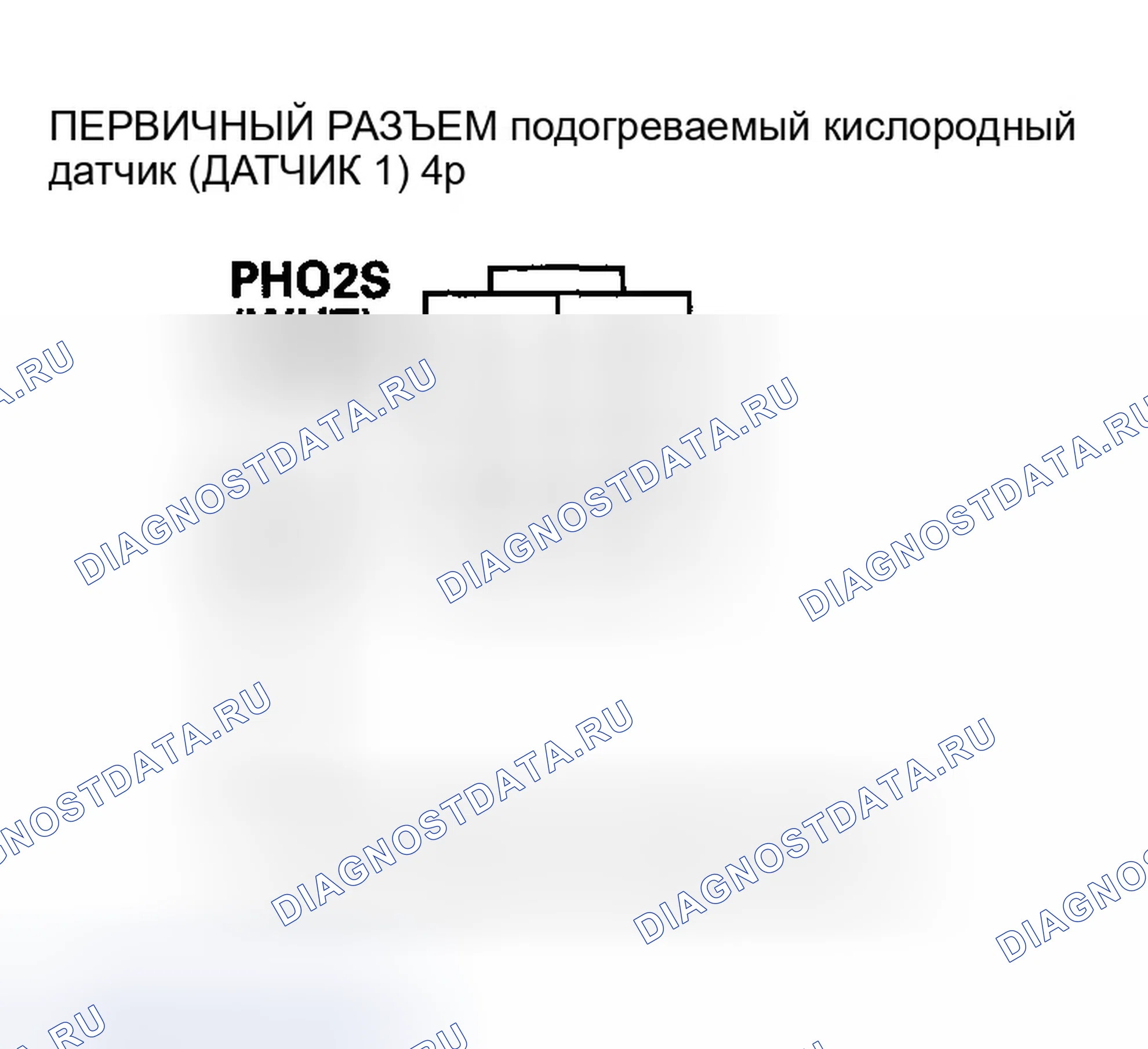 Рис. 115: расшифровка кода ошибки P2195: Первичная цепь подогреваемый кислородный датчик (датчик 1) Низкое напряжение (модель 2005 года). Honda S2000 AP1