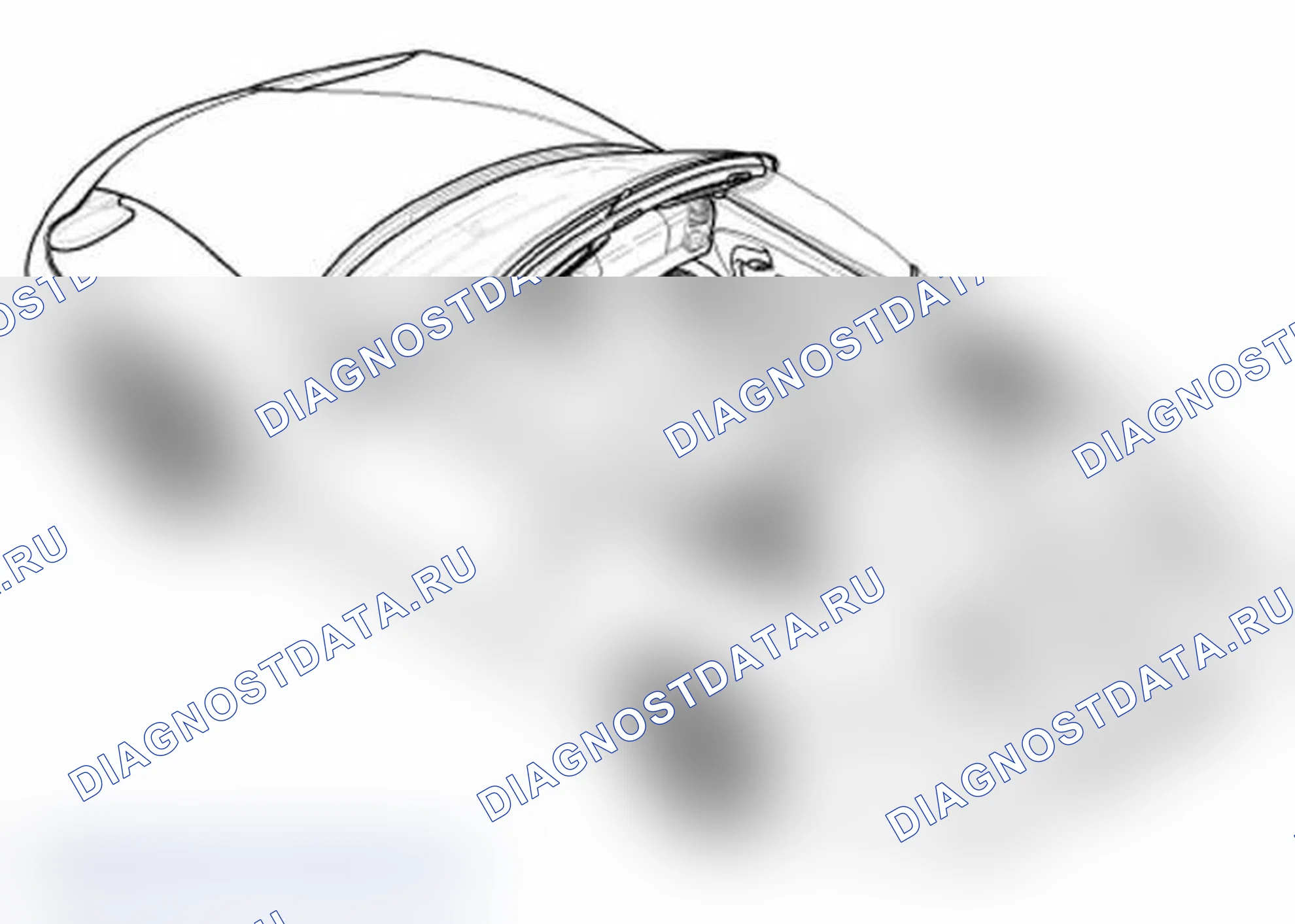 Рис. 275: Снятие и установка задней боковой секционной створки. Porsche 911 Carrera 996 рестайлинг