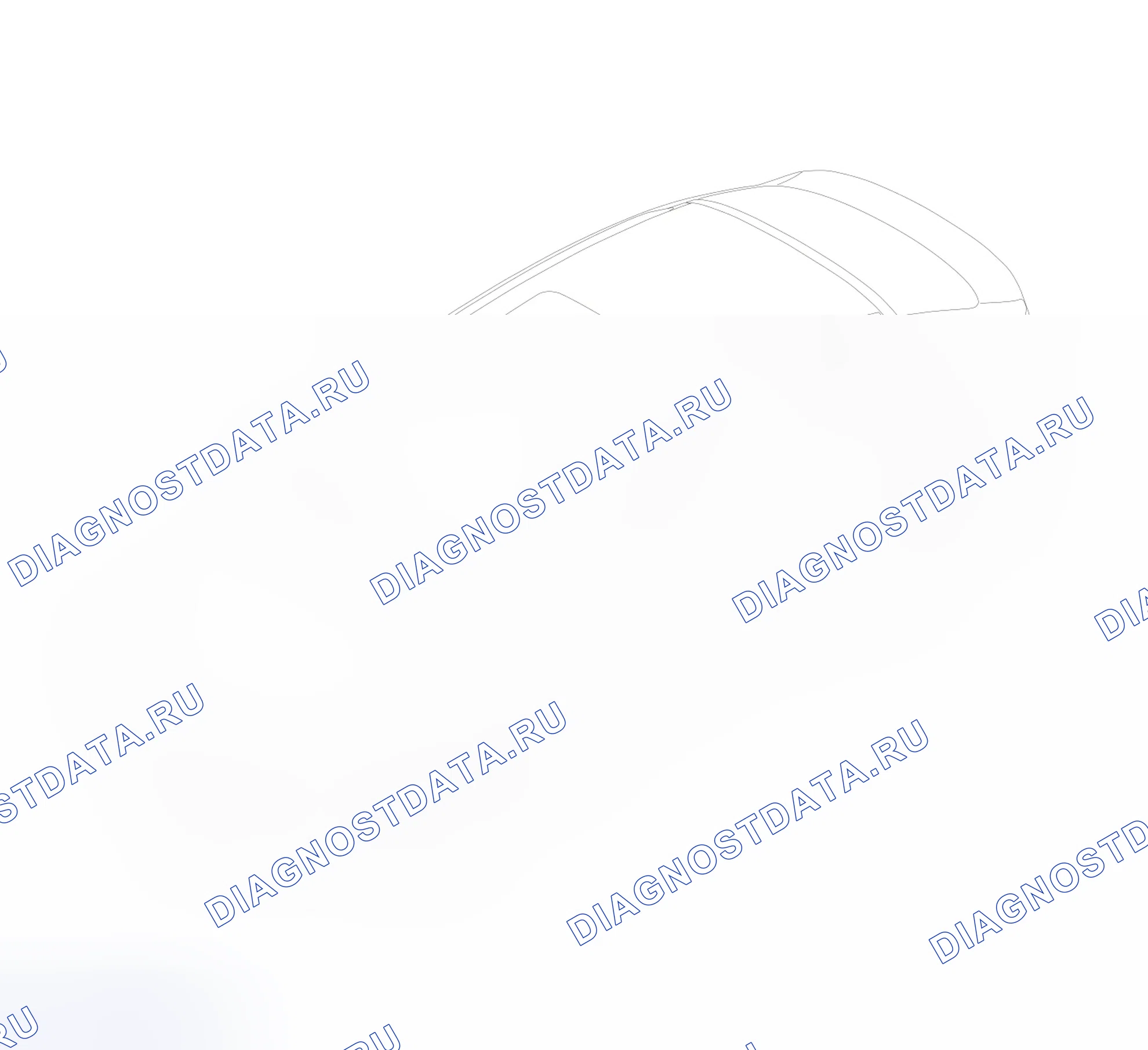 Схема расположения переднего бампера — Haval F7X. Haval F7x I