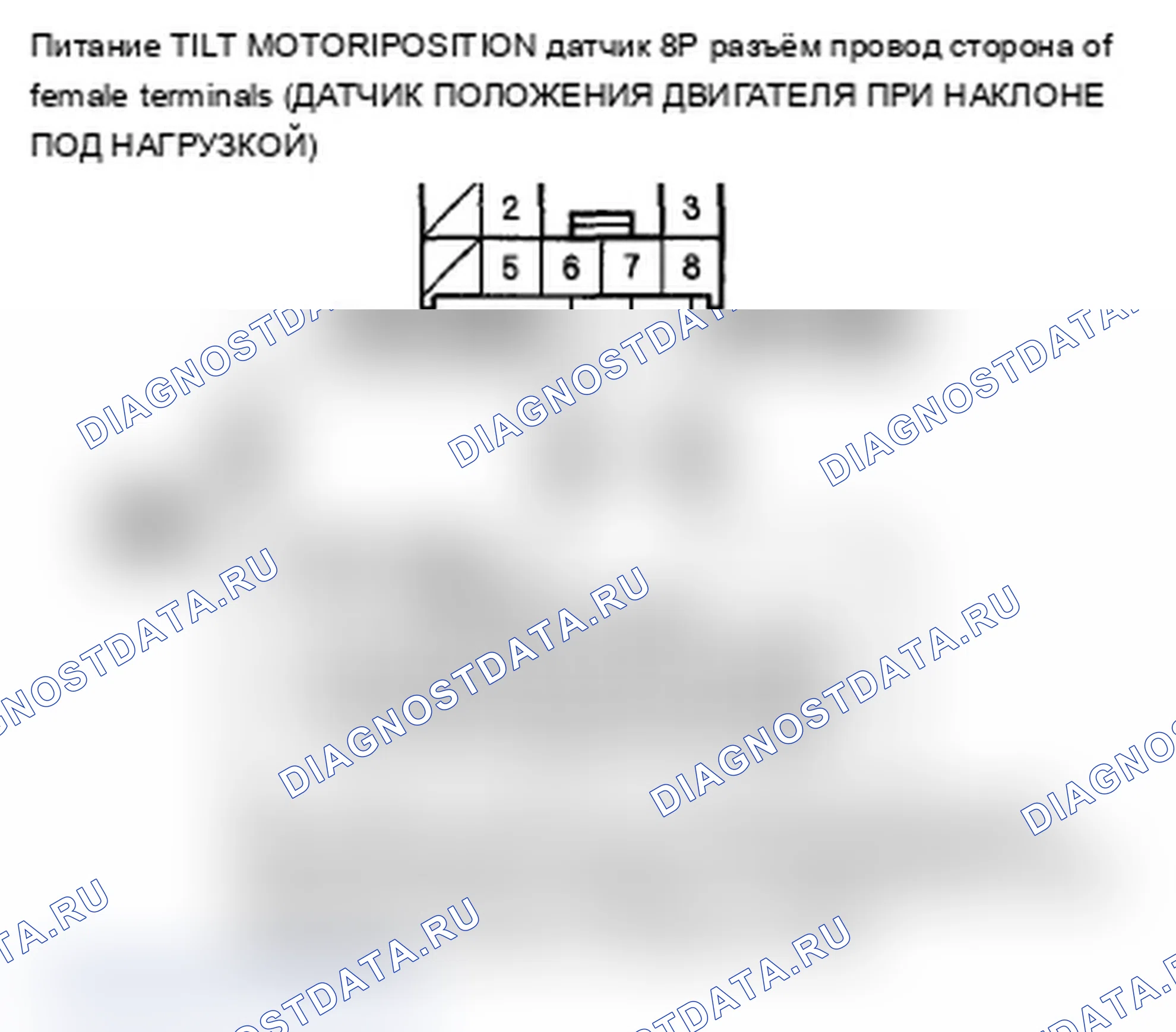 Рис. 213: B1840 расшифровка кода ошибки: импульсная ошибка двигателя наклона. Acura MDX II рестайлинг