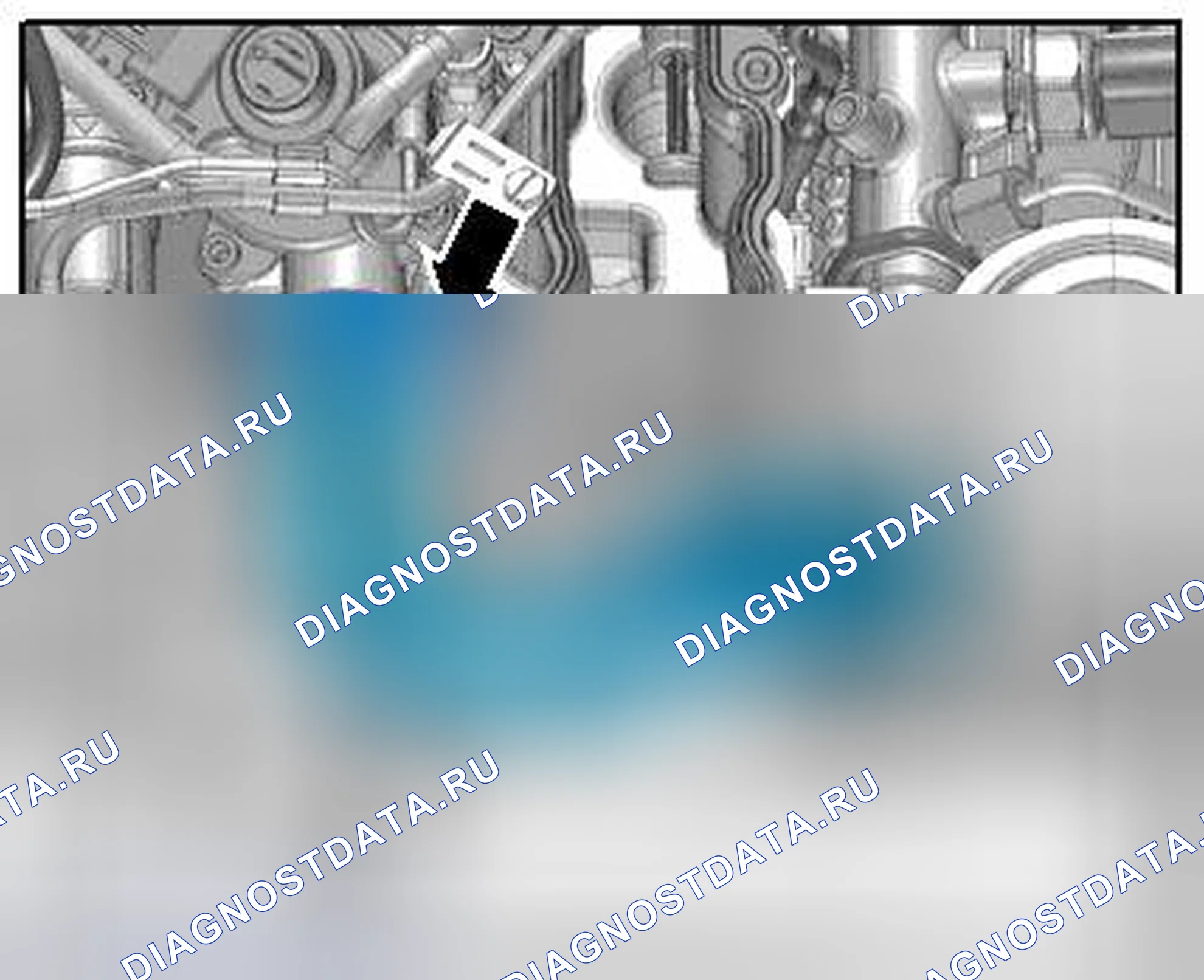Рис. 112: ОХЛАДИТЕЛЬ РЕЦИРКУЛЯЦИИ ОТРАБОТАВШИХ ГАЗОВ. Volkswagen Touareg II