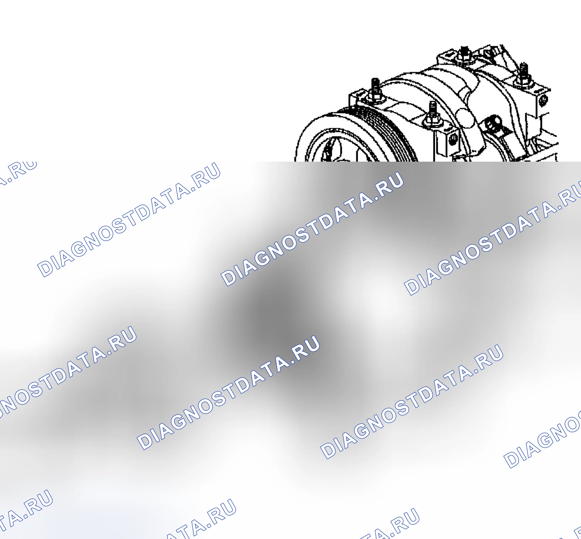 Рис. 257: Демонтаж водяного насоса. Buick Century VI
