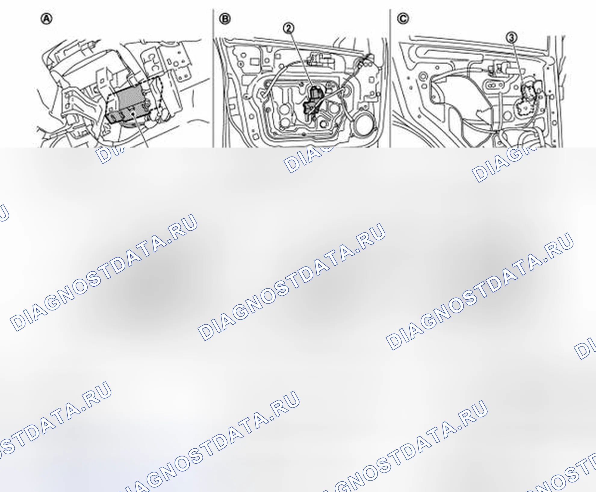 Рис. 1: Расположение компонентов. Honda Shuttle I