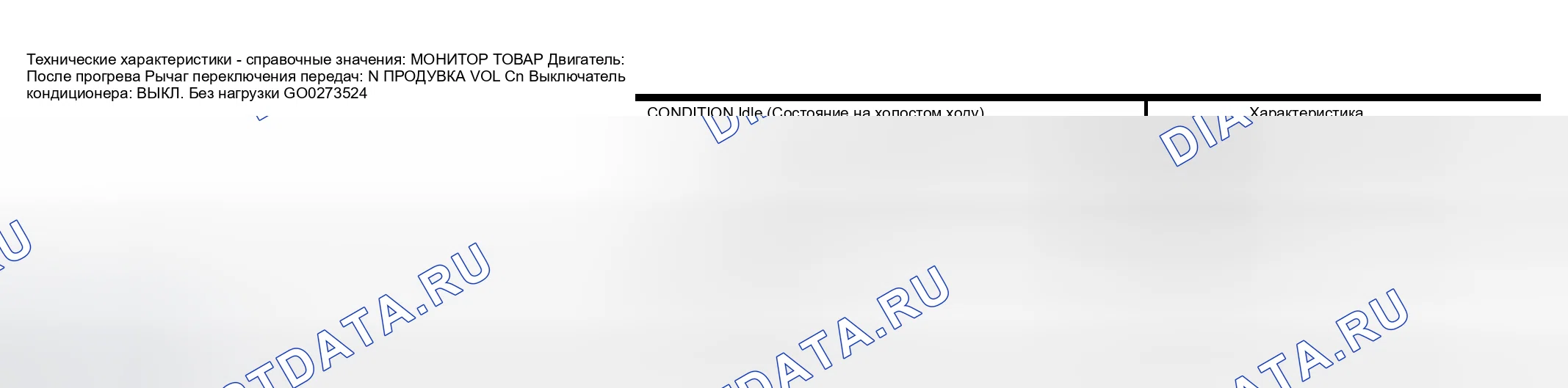 Рис. 1333: Справочные значения CONSULT-II. Nissan Sentra B15