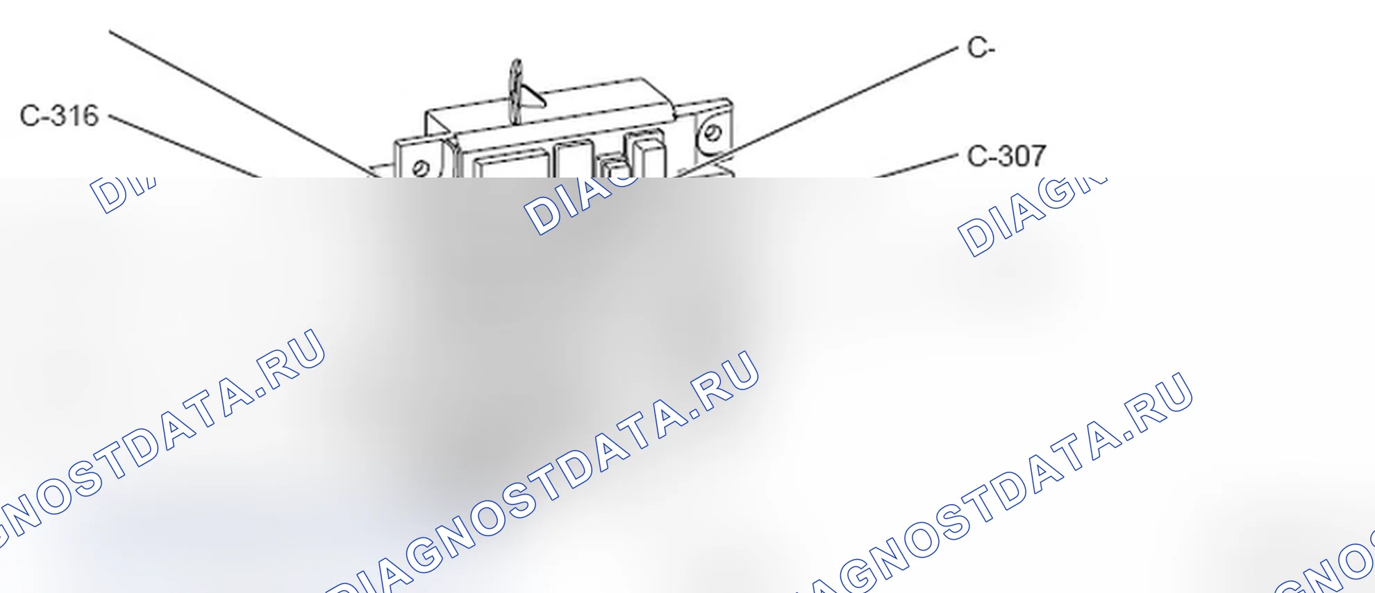 Рис. 409: ПРОВЕРКА НАПРЯЖЕНИЯ НА КЛЕММАХ. Mitsubishi Lancer Ralliart X рестайлинг