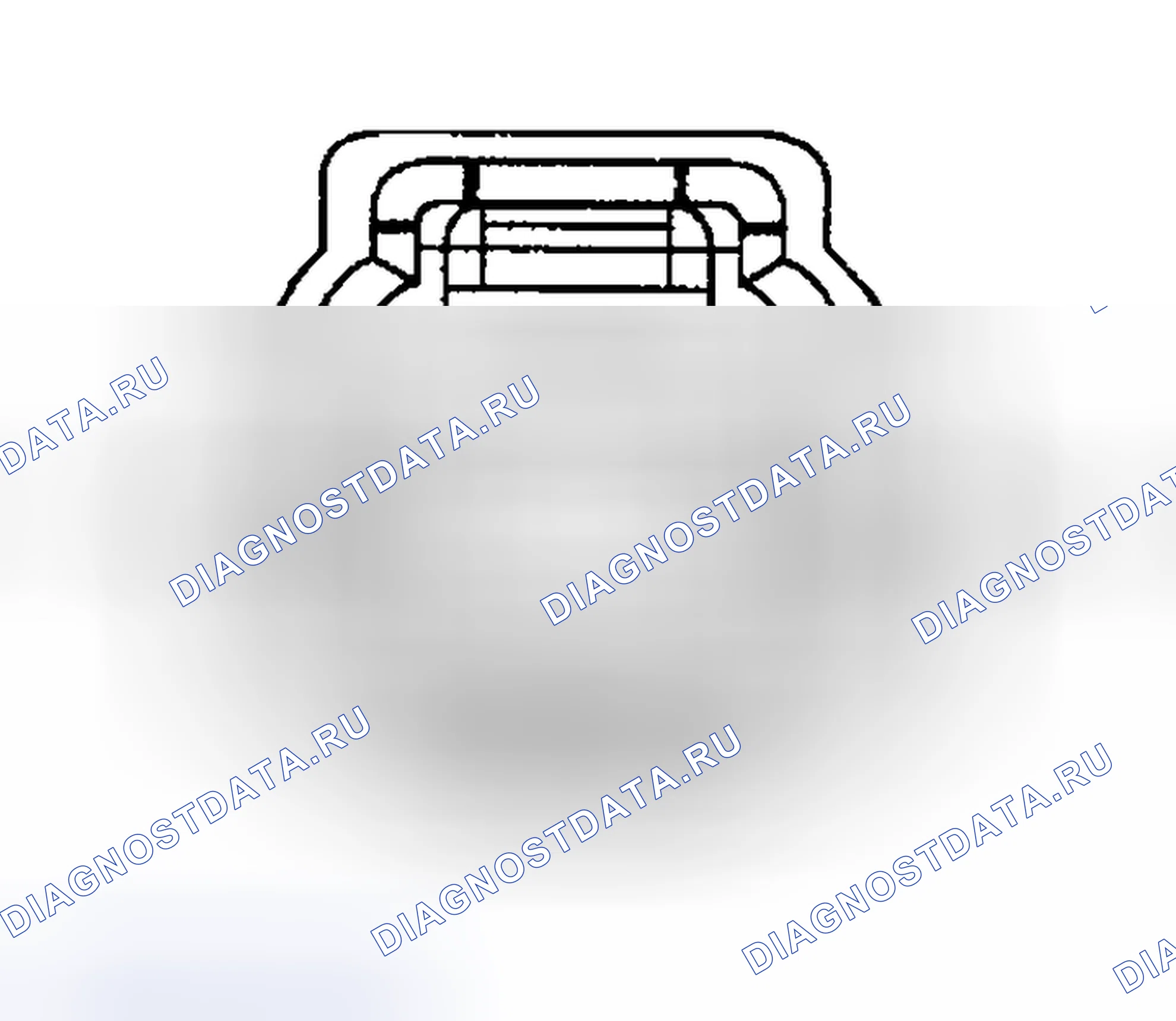 Рис. 36: Реле тормозного давления C1025 (только ABS). Hyundai Nexo I