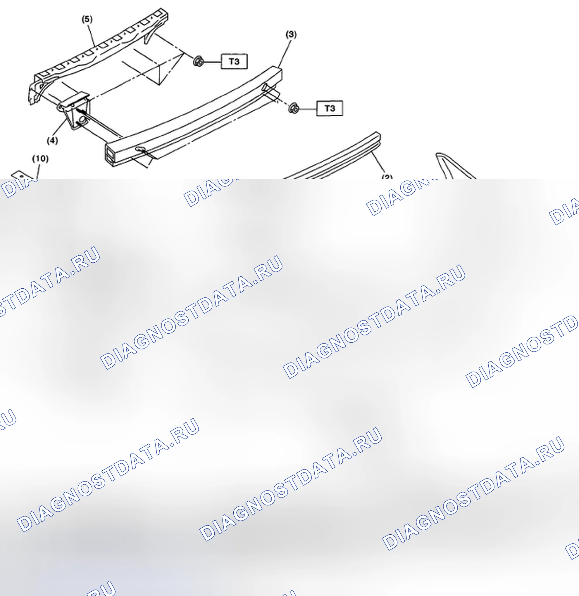 Рис. 21: ЗАДНИЙ БАМПЕР (МОДЕЛЬ СЕДАНА). Subaru Outback BP рестайлинг