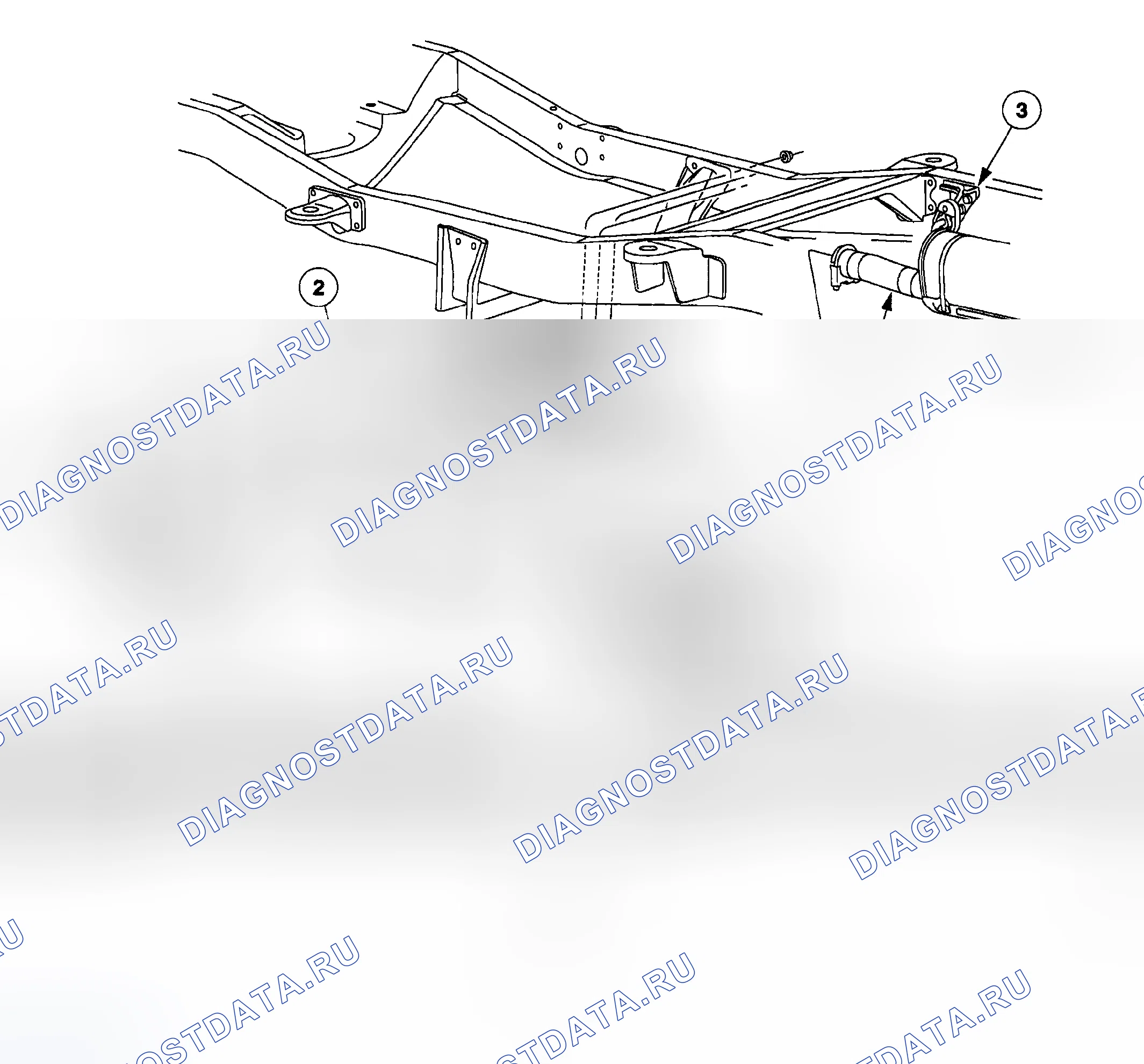 Рис. 29: Выхлопная система. Ford Pickup F250 Super Duty I