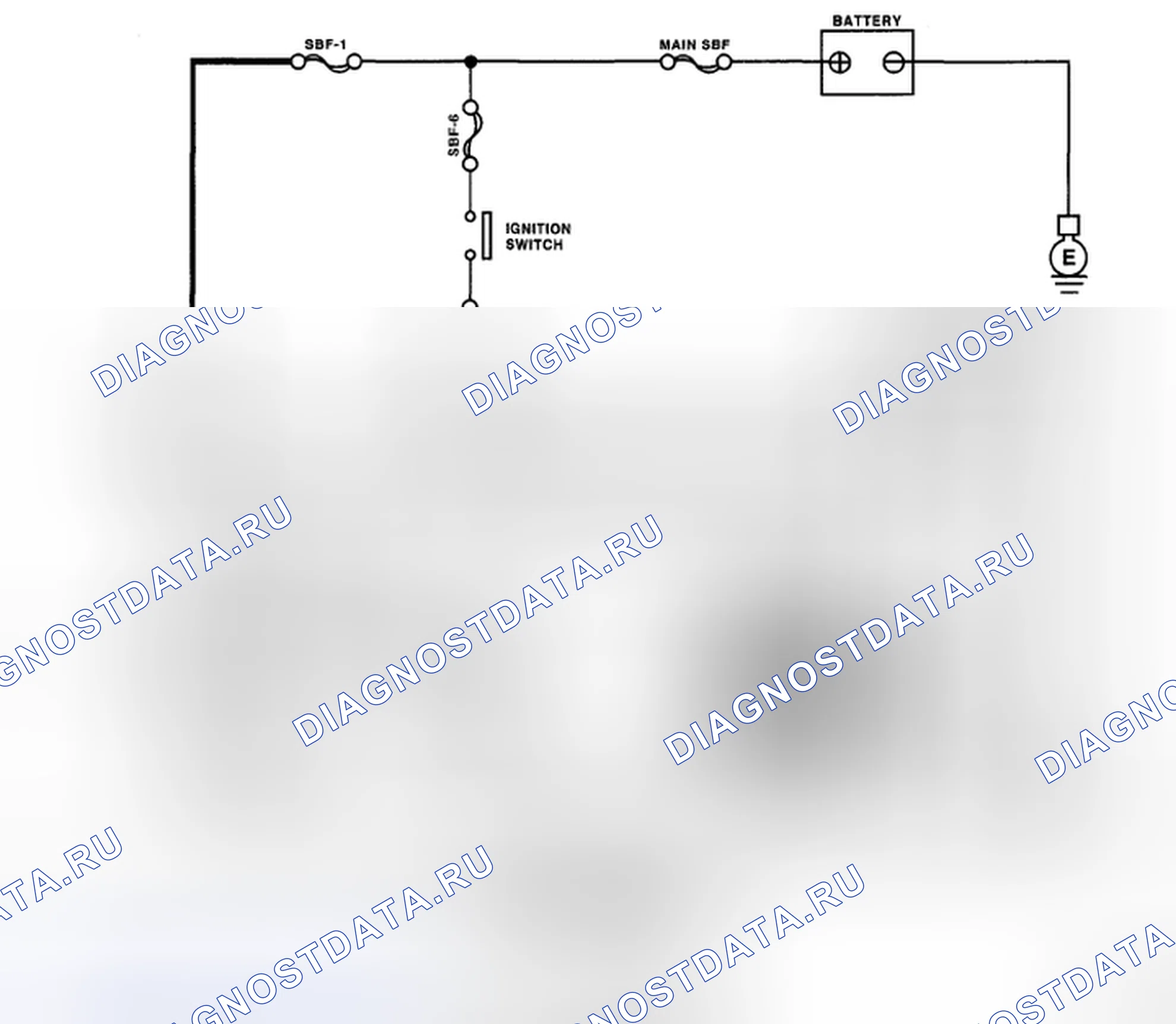 Рис. 33: электросхема. Subaru Legacy BL/BP рестайлинг