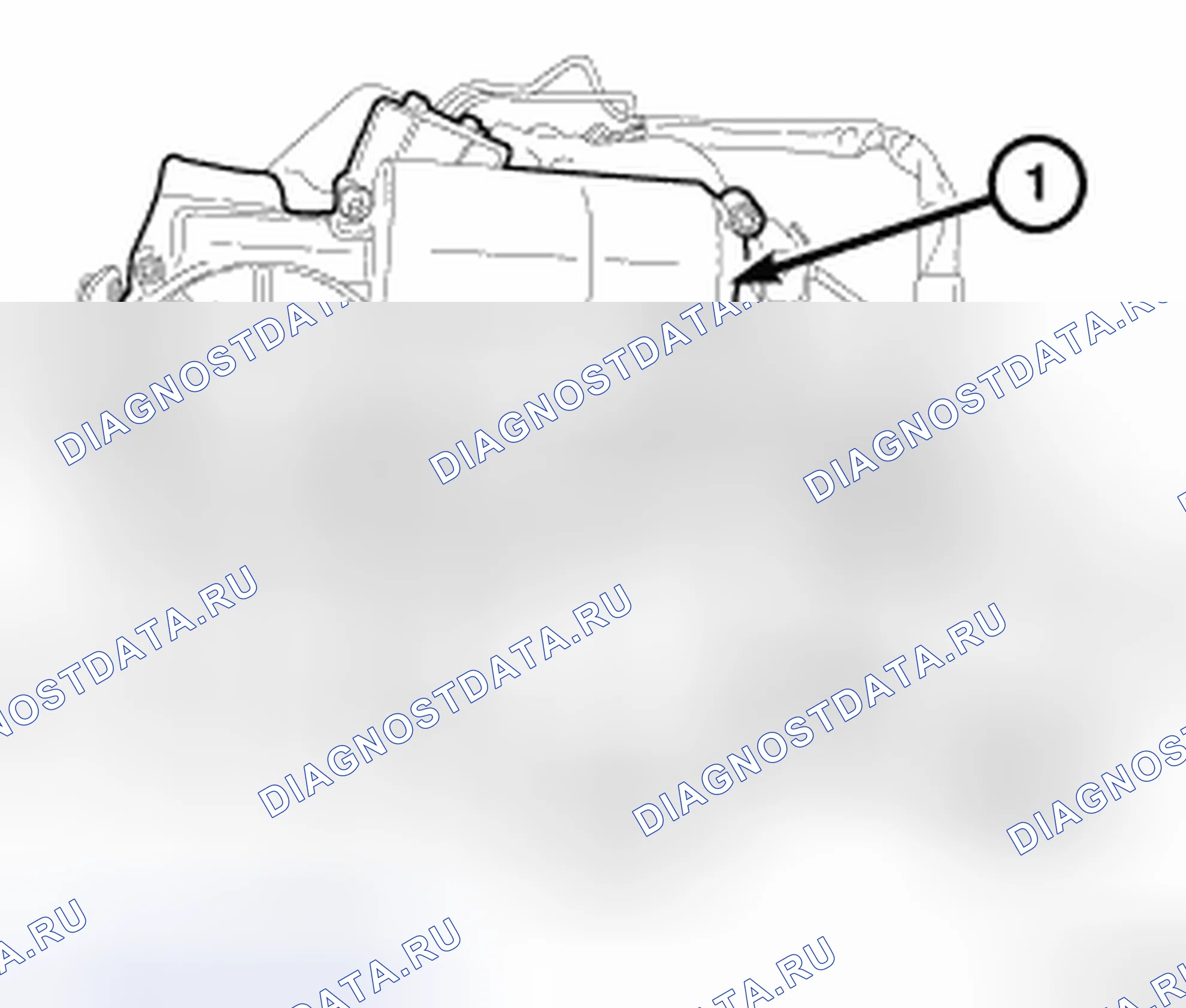 Рис. 312: ПРИВОД С ВНУТРЕННЕЙ РУКОЯТКОЙ. Chrysler Town & Country V