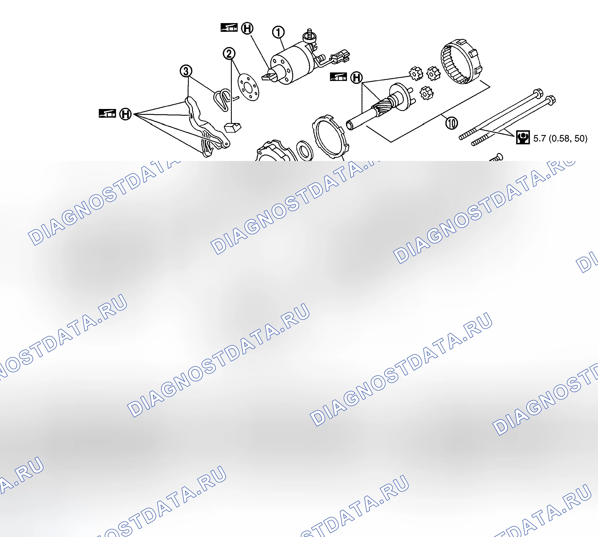 Рис. 38: VQ35DE МОДЕЛИ ДВИГАТЕЛЕЙ (AWD). Infiniti M35 III