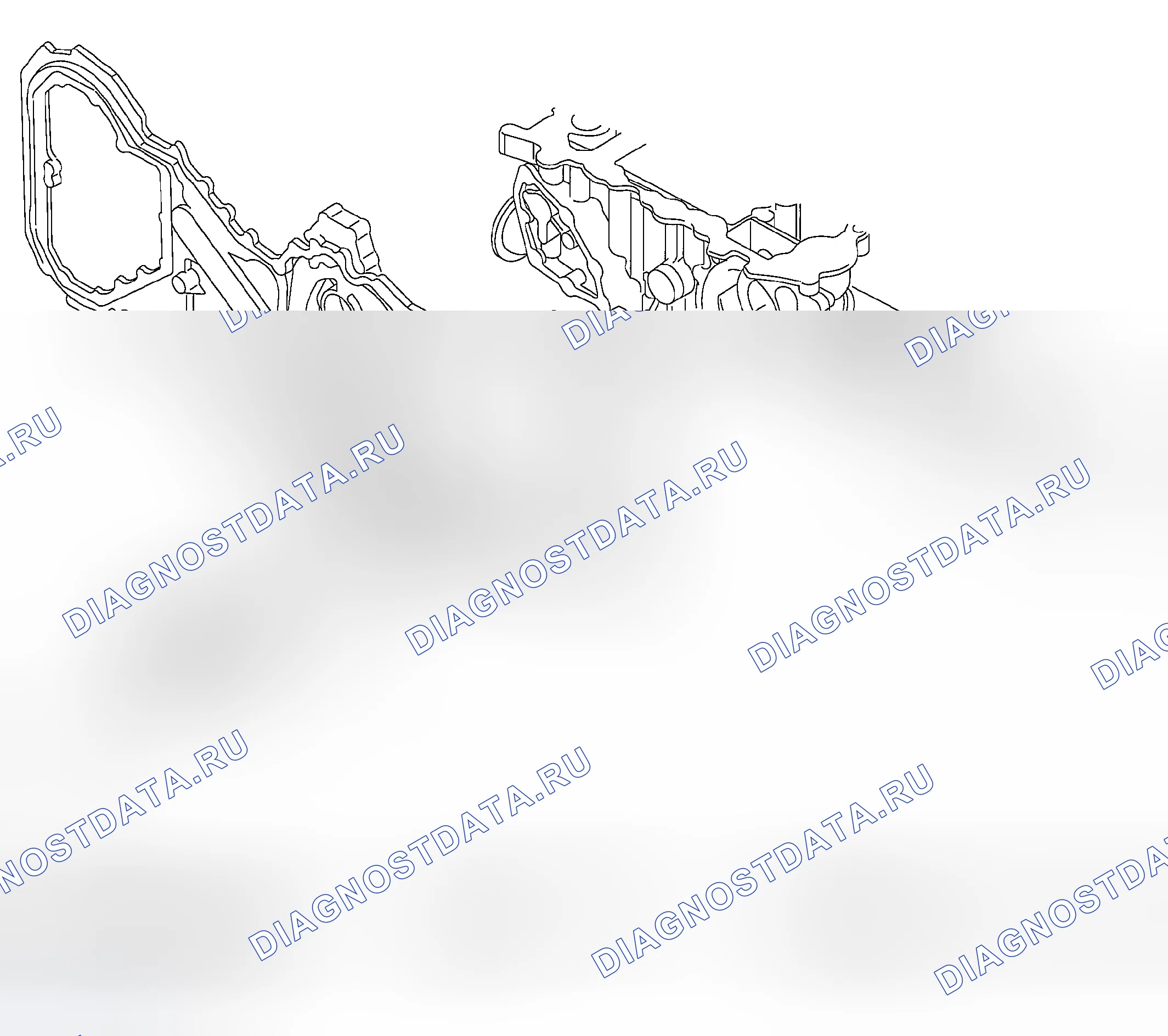 Рис. 105: ВОДЯНОЙ НАСОС. Subaru Outback BP