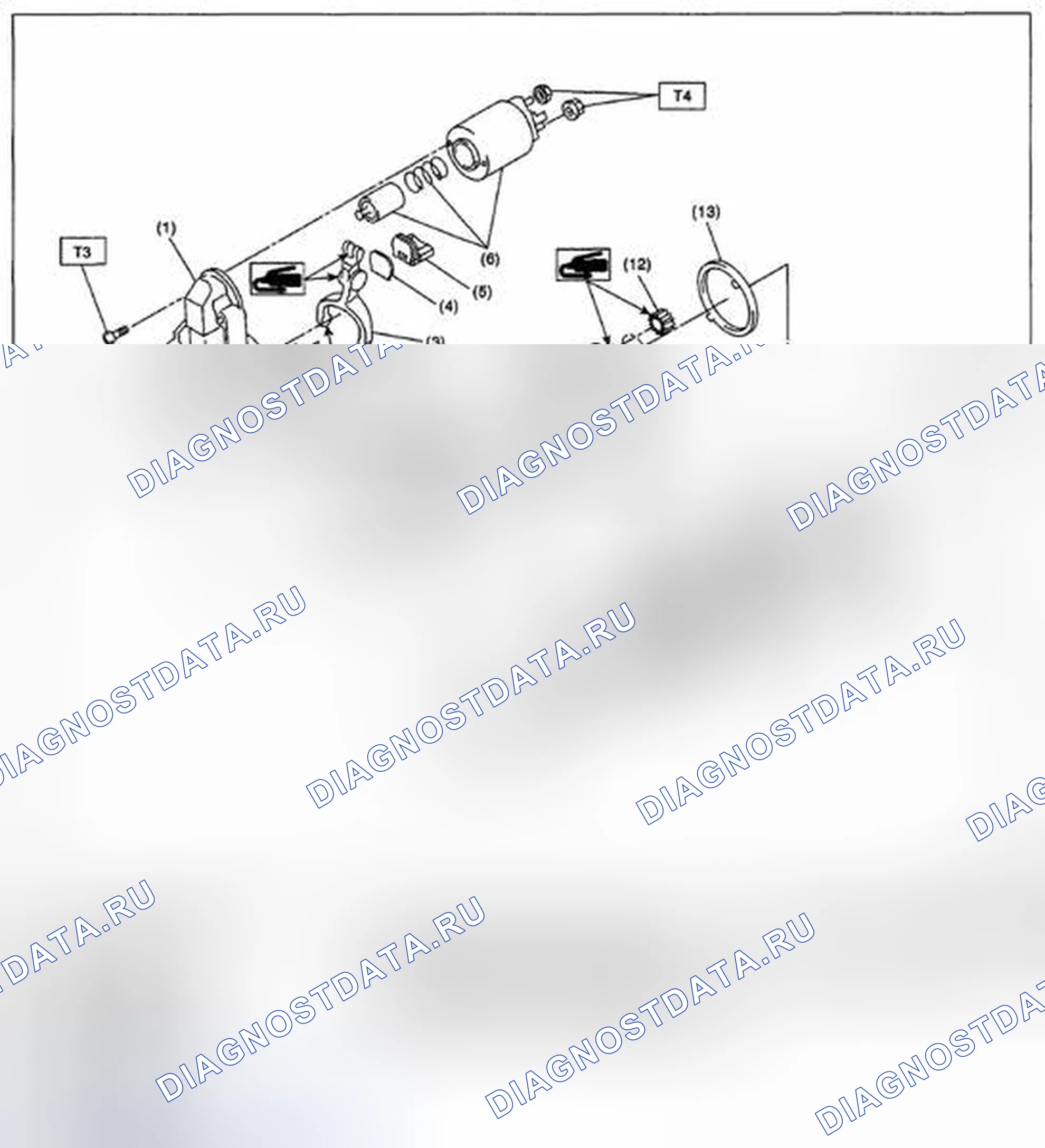 Рис. 177: СТАРТЕР. Subaru Impreza GH