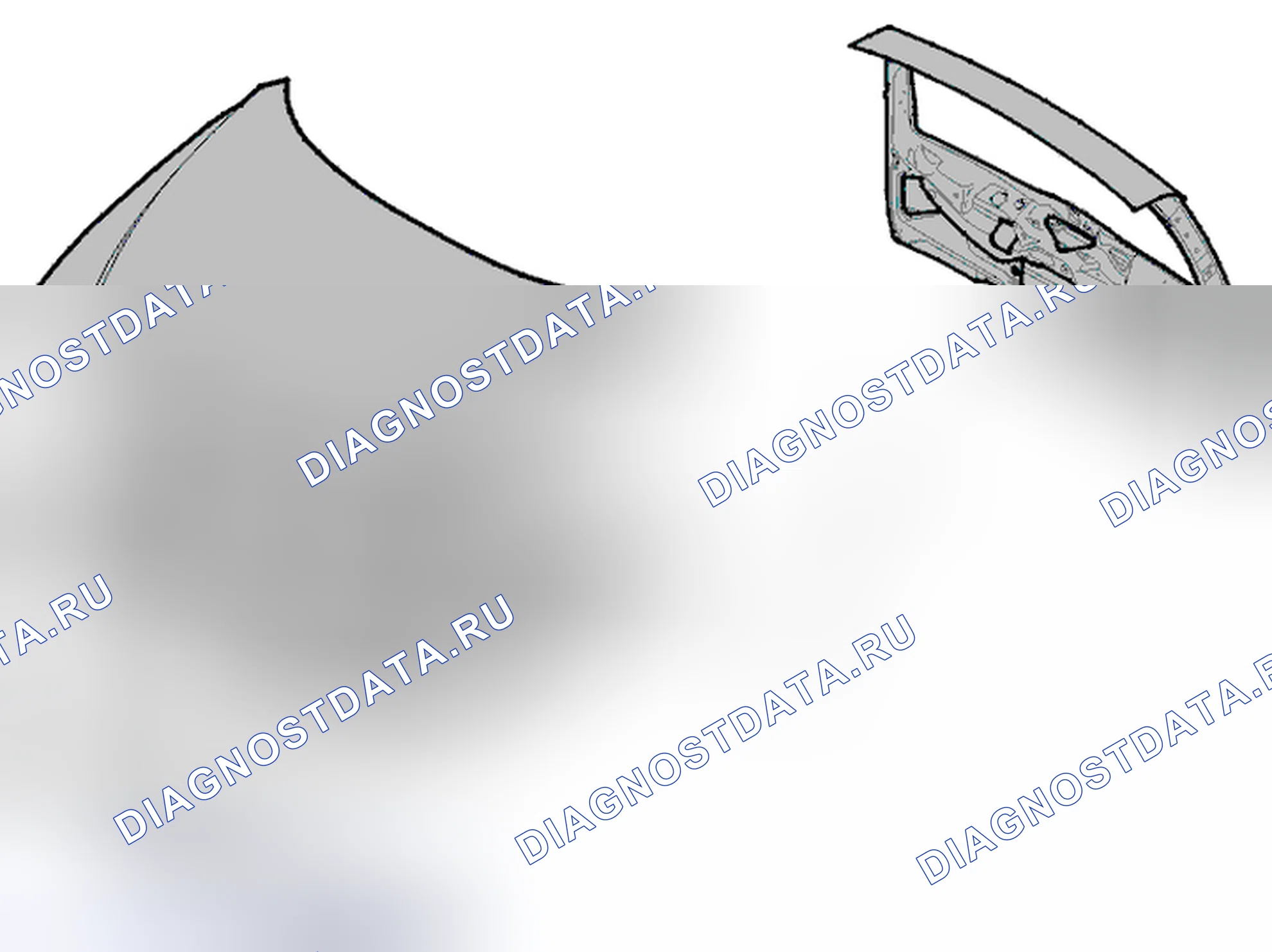 Рис. 576: Алюминиевые компоненты. Volvo V70 II