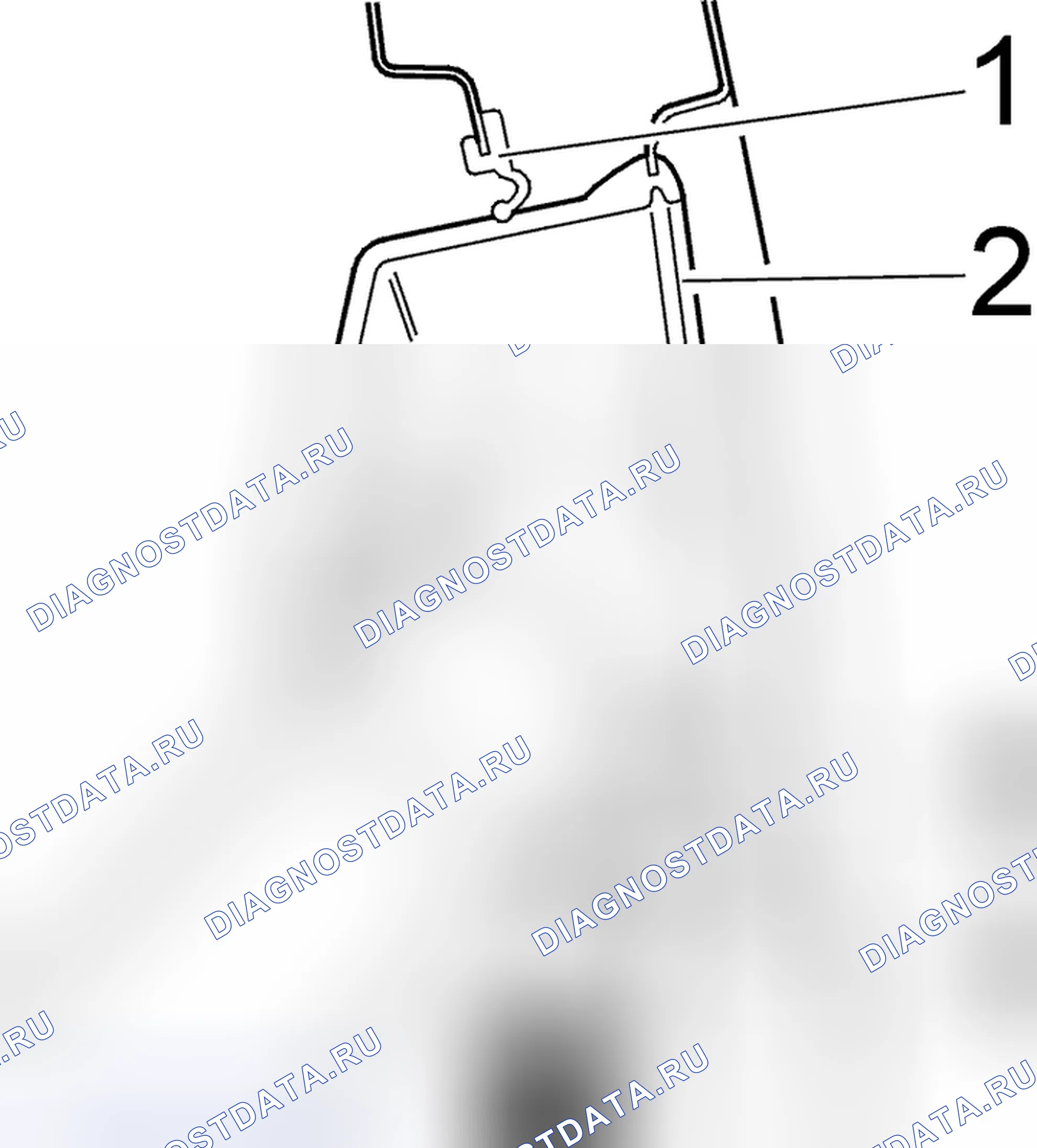 Рис. 319: Установка резиновой крышки на топливозаправочный патрубок. Volvo V70 II рестайлинг