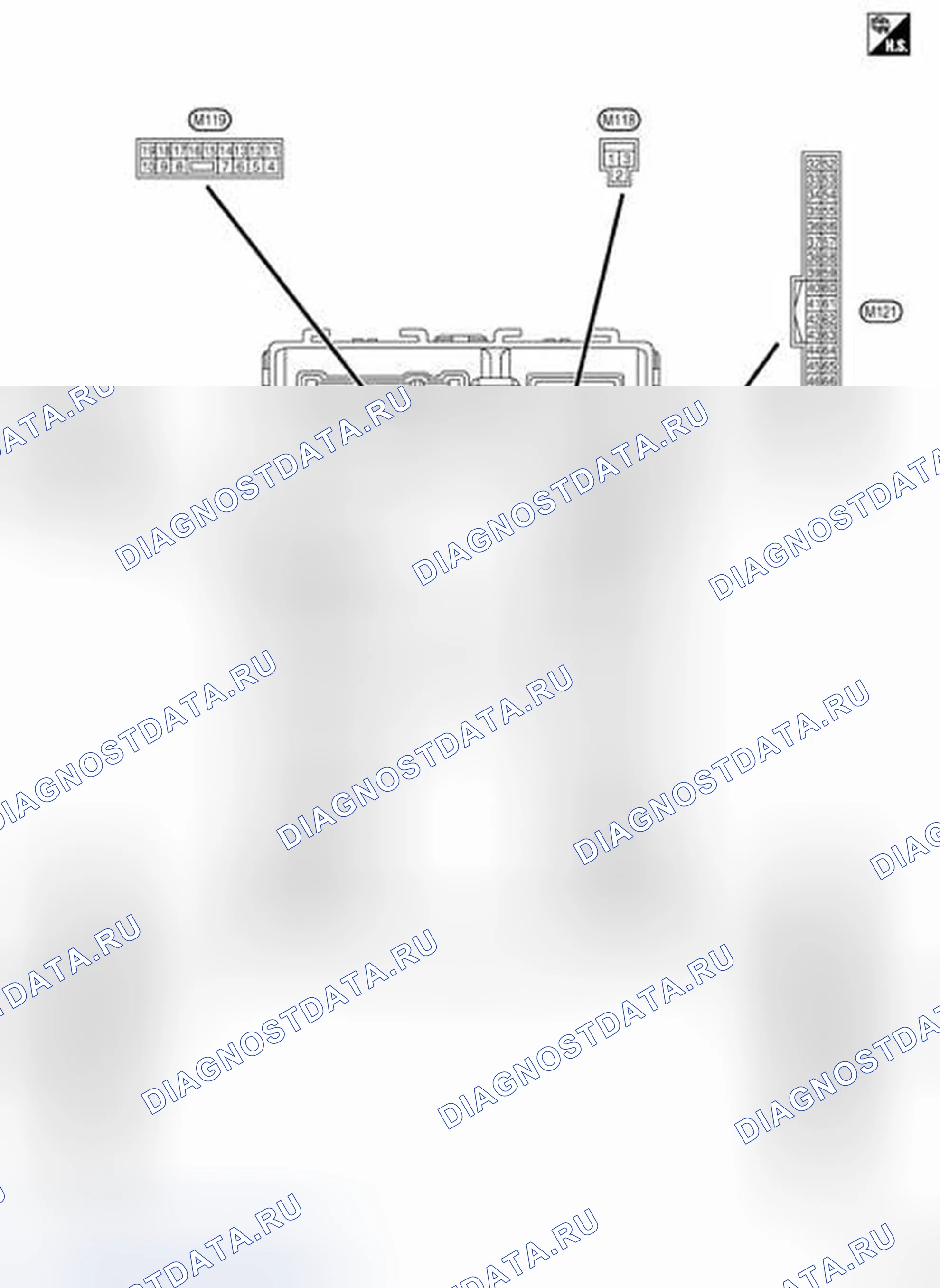 Рис. 60: КОМПОНОВКА ТЕРМИНАЛА. Infiniti FX35 II