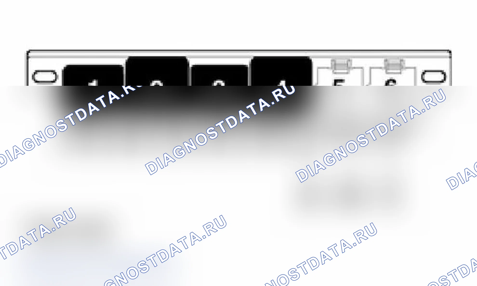 Рис. 402: Идентификация реле топливного насоса (ТН) - позиция 4. Audi A6 C5