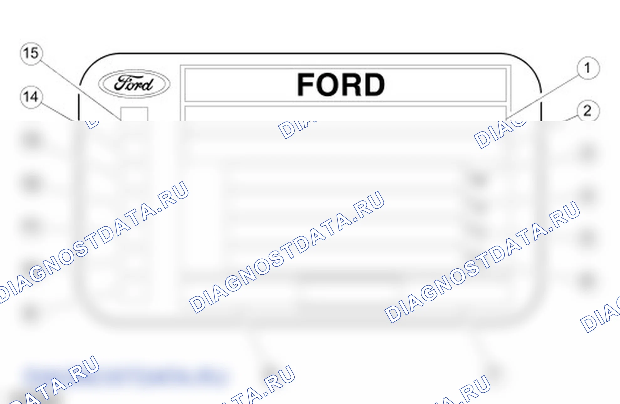Идентификационные коды: описание и работа. Ford Mondeo III рестайлинг