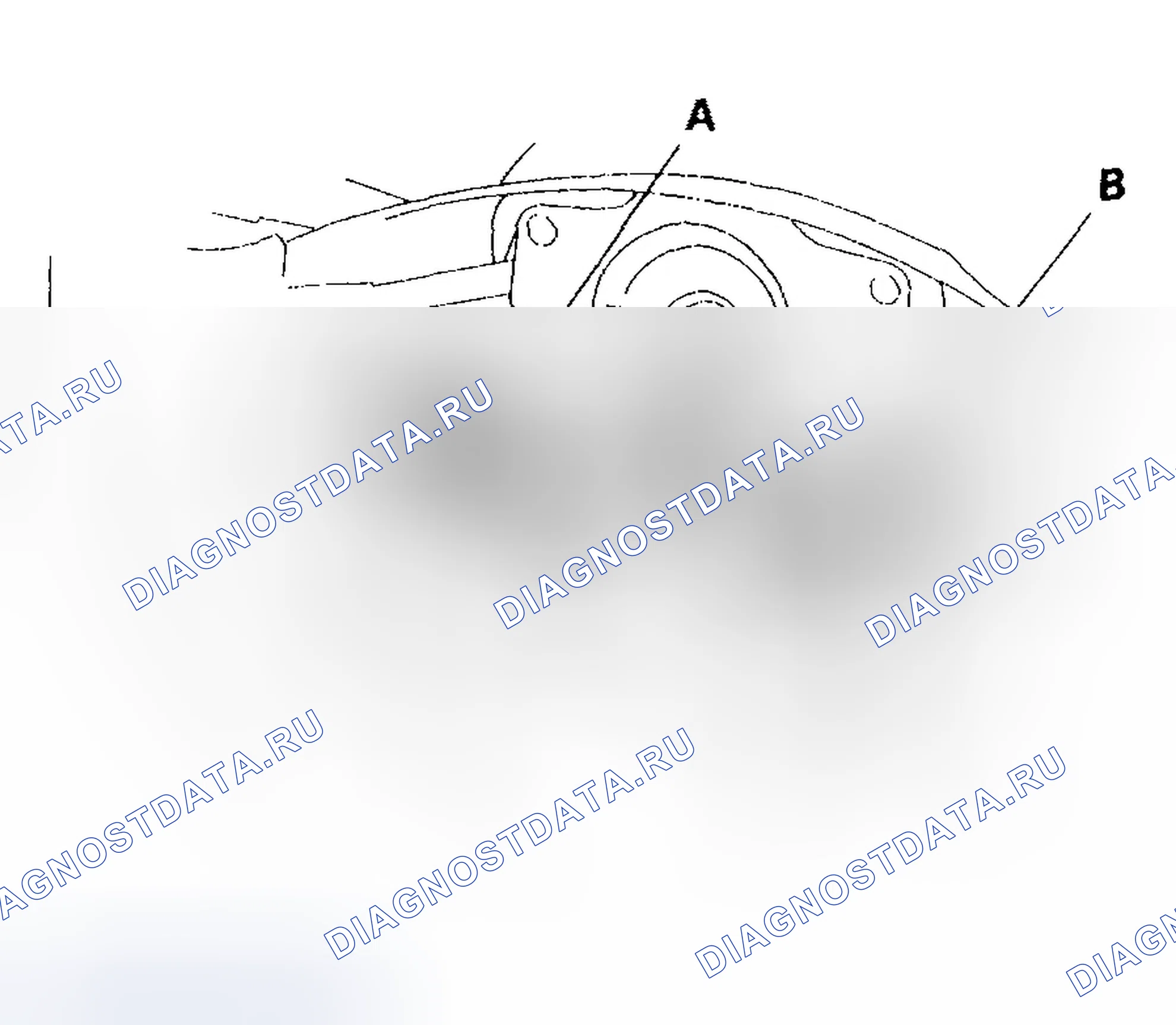 Рис. 14: Снятие рулевого колеса. Honda Odyssey II