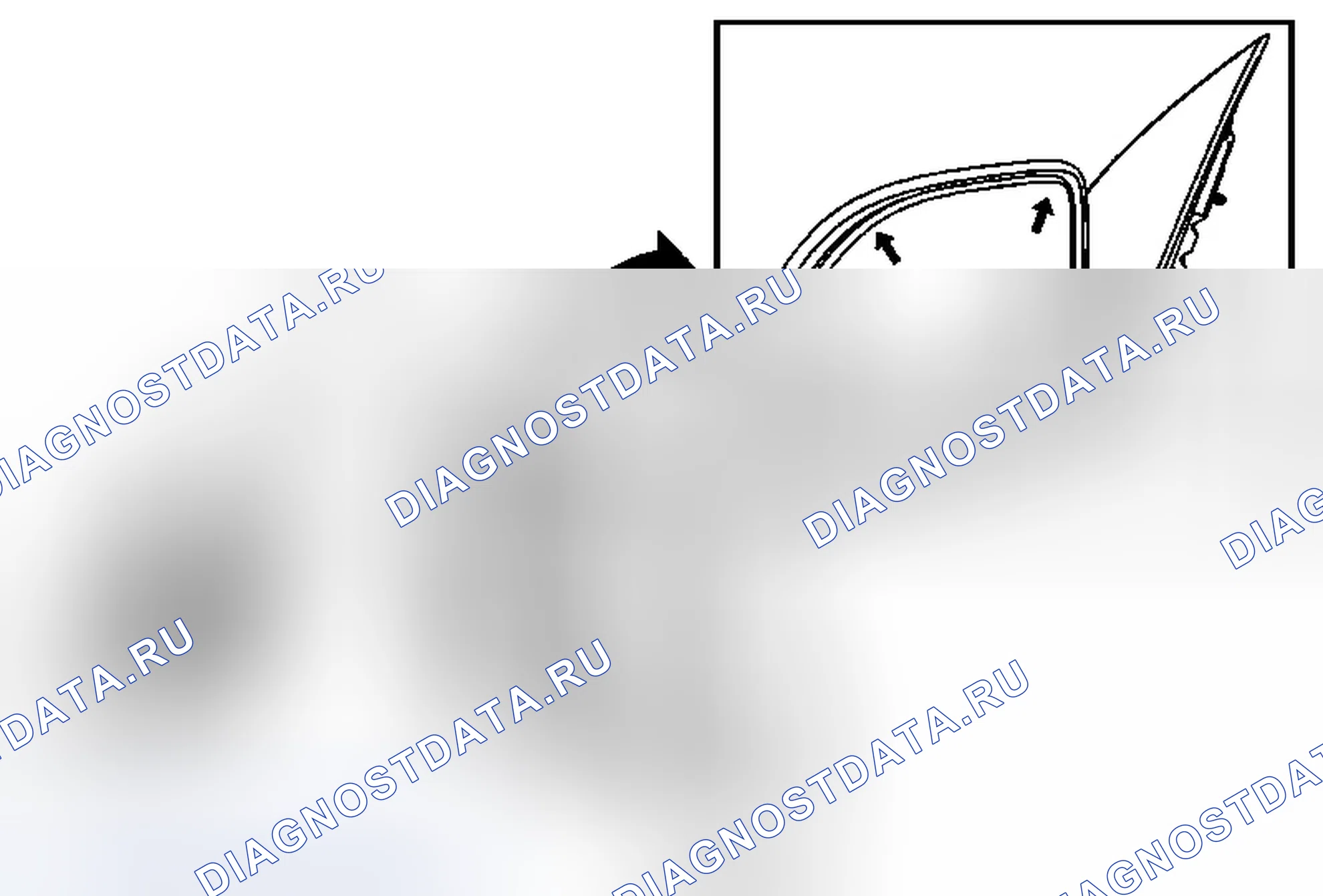 Рис. 10: Замена стекла наружного зеркала заднего вида. Chevrolet Equinox II