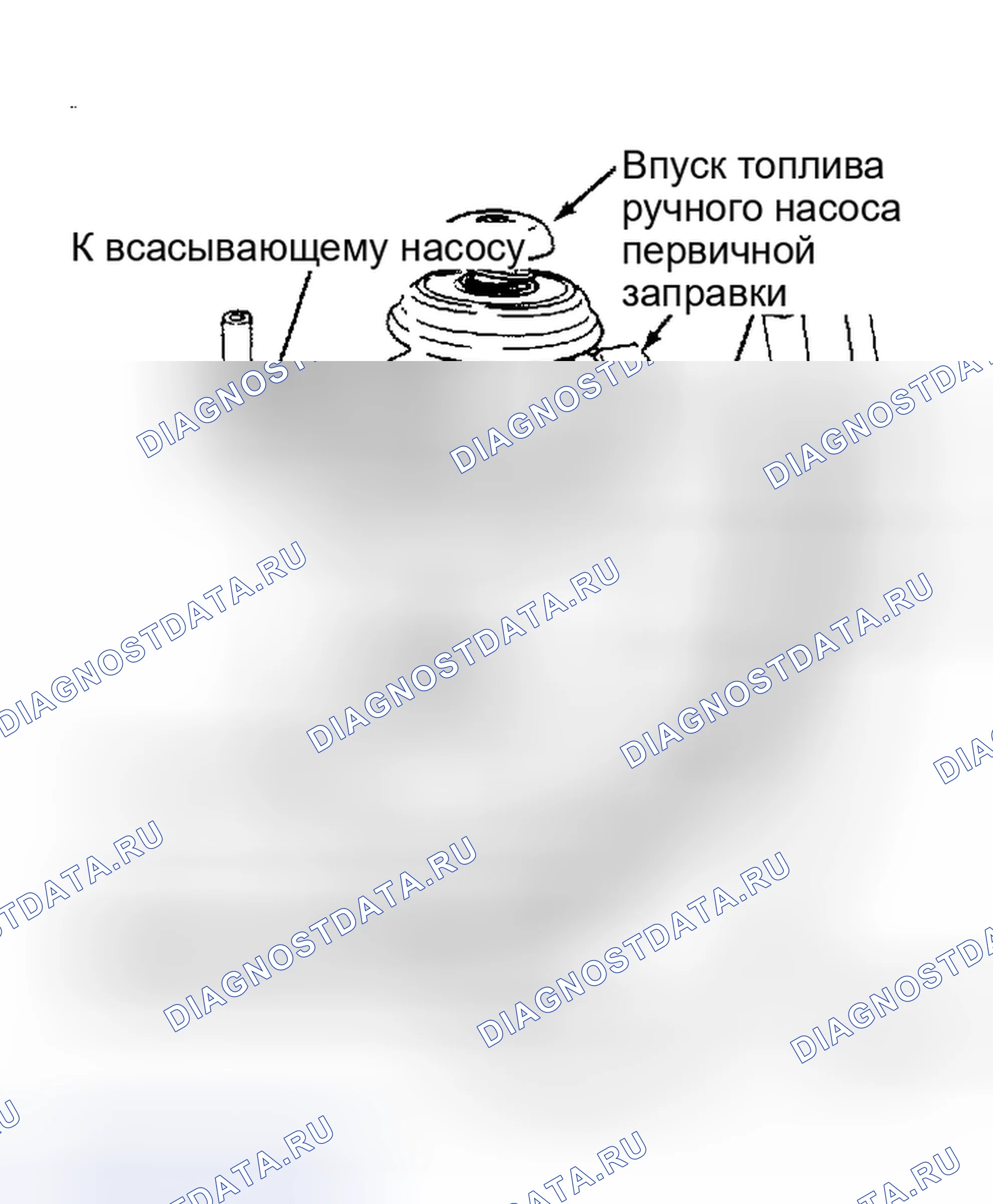 Рис. 18: Топливный фильтр/кондиционер. Ford Escort III