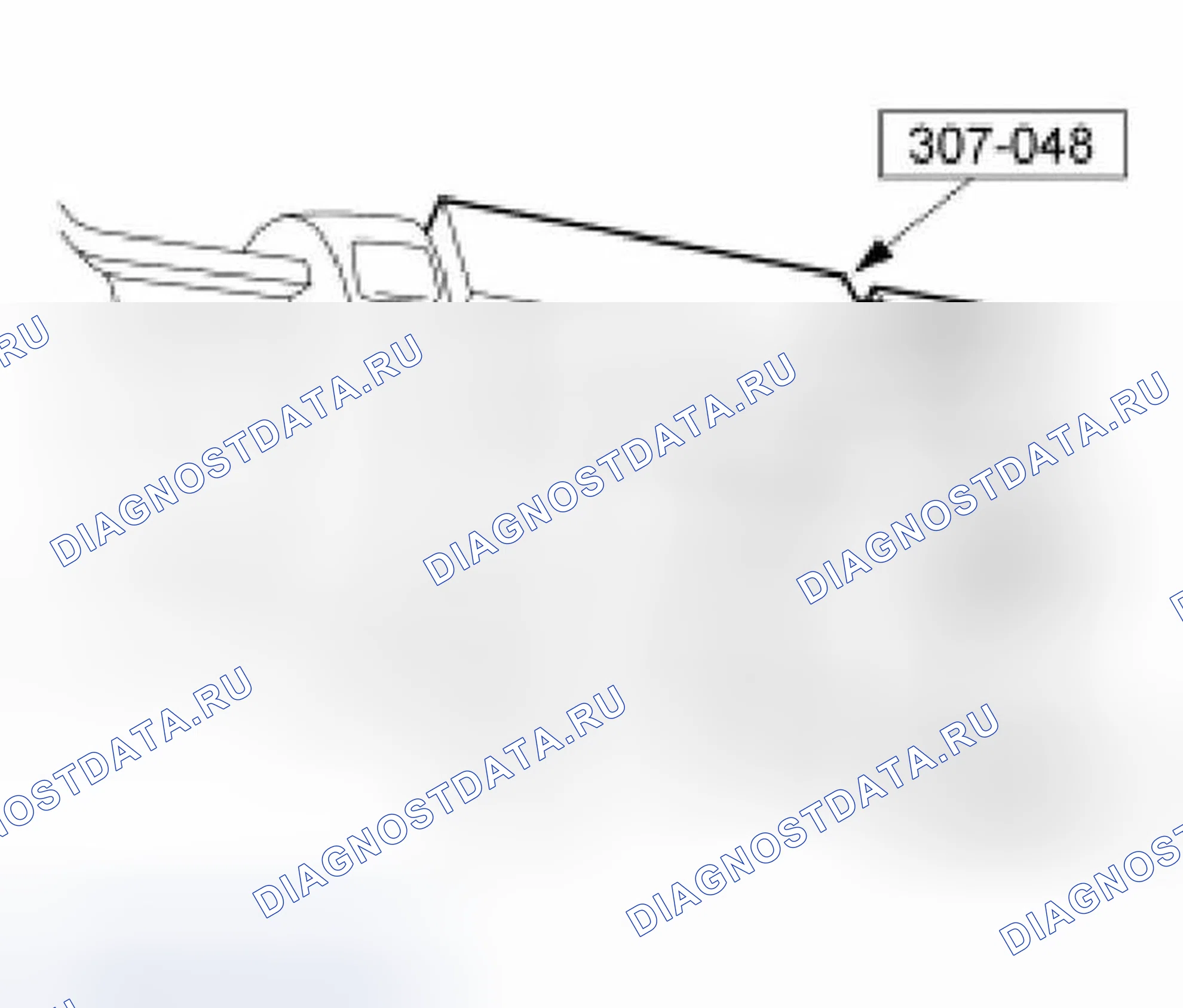 Рис. 99: Пункт 1: Демонтаж уплотнения корпуса удлинителя Примечание. Ford Pickup F150 