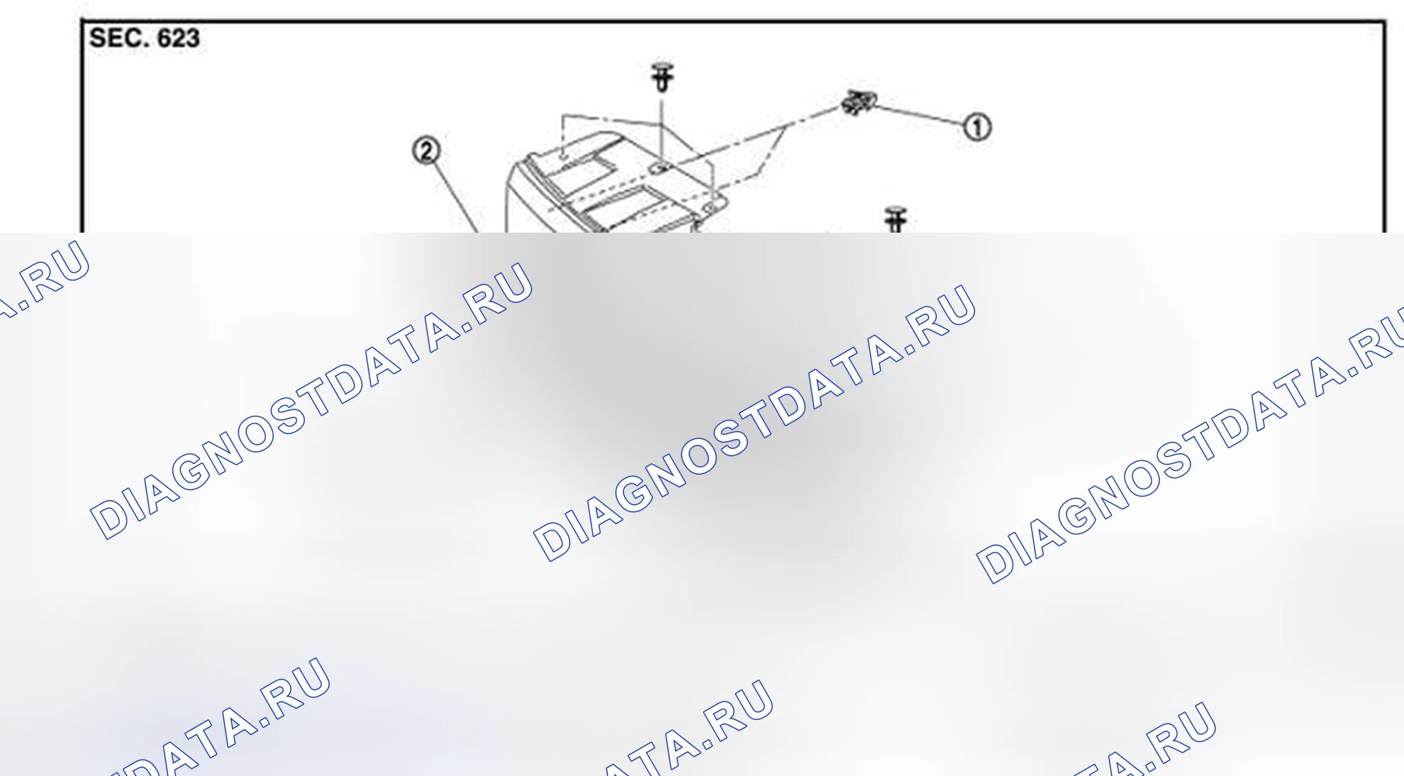 Рис. 9: Разнесенный вид. Nissan Quest IV