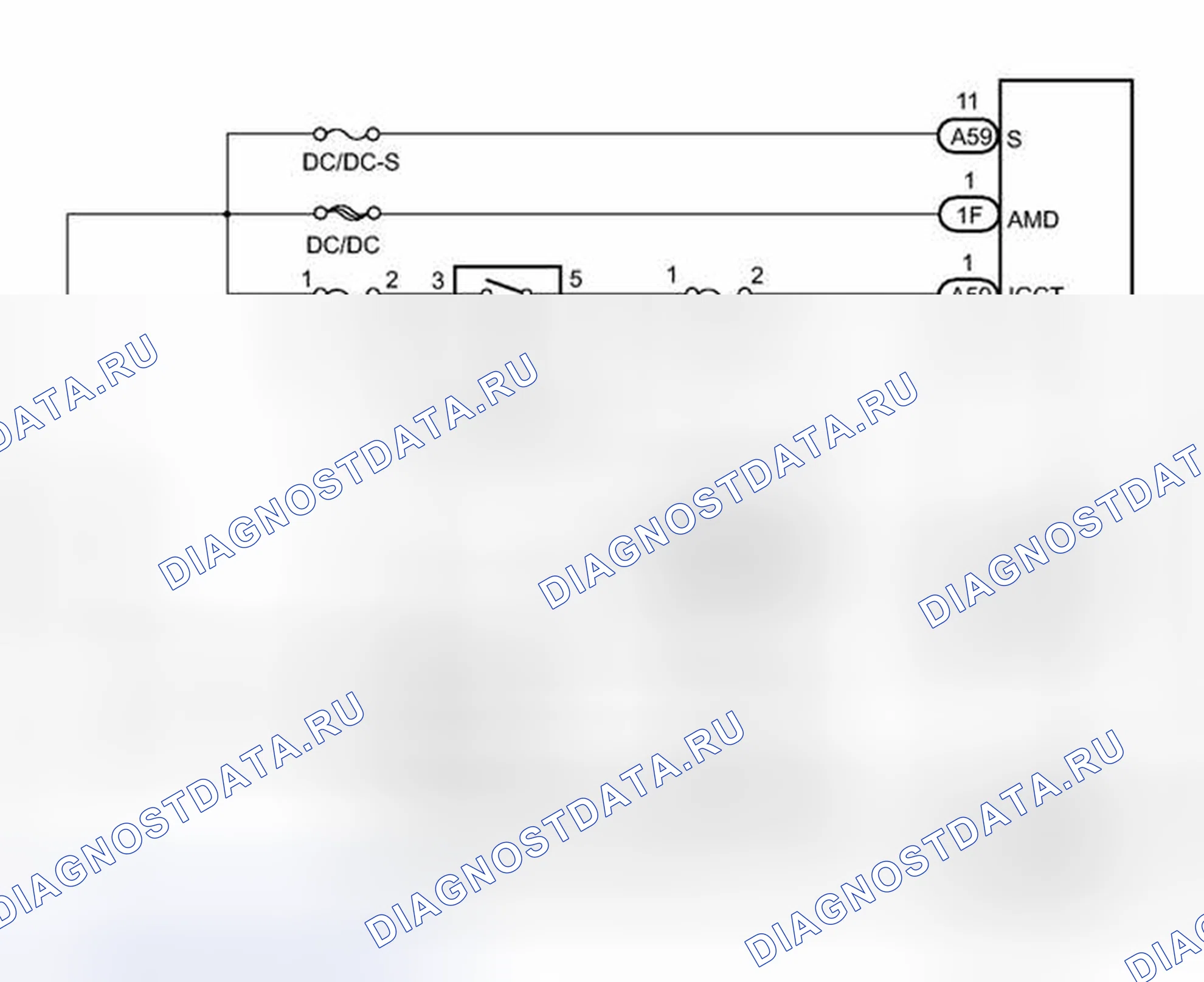 Рис. 272: электросхема. Toyota Prius PHV pre-III