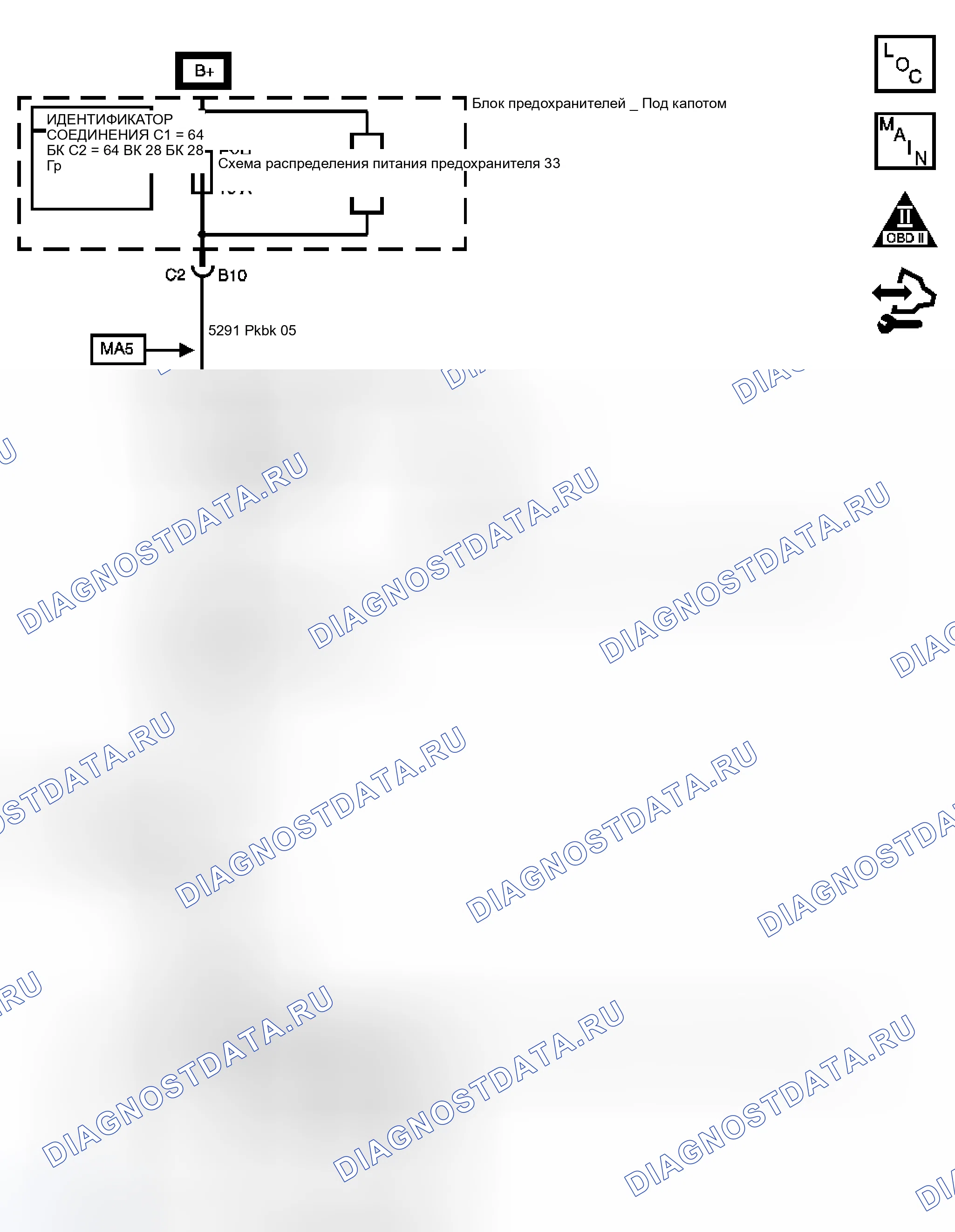 Рис. 9: расшифровка кода ошибки P0833. Kia Rio II