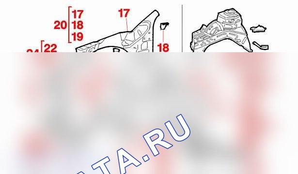 Идентификация: передний правый блок — c4ak05kd. Peugeot 607 I рестайлинг
