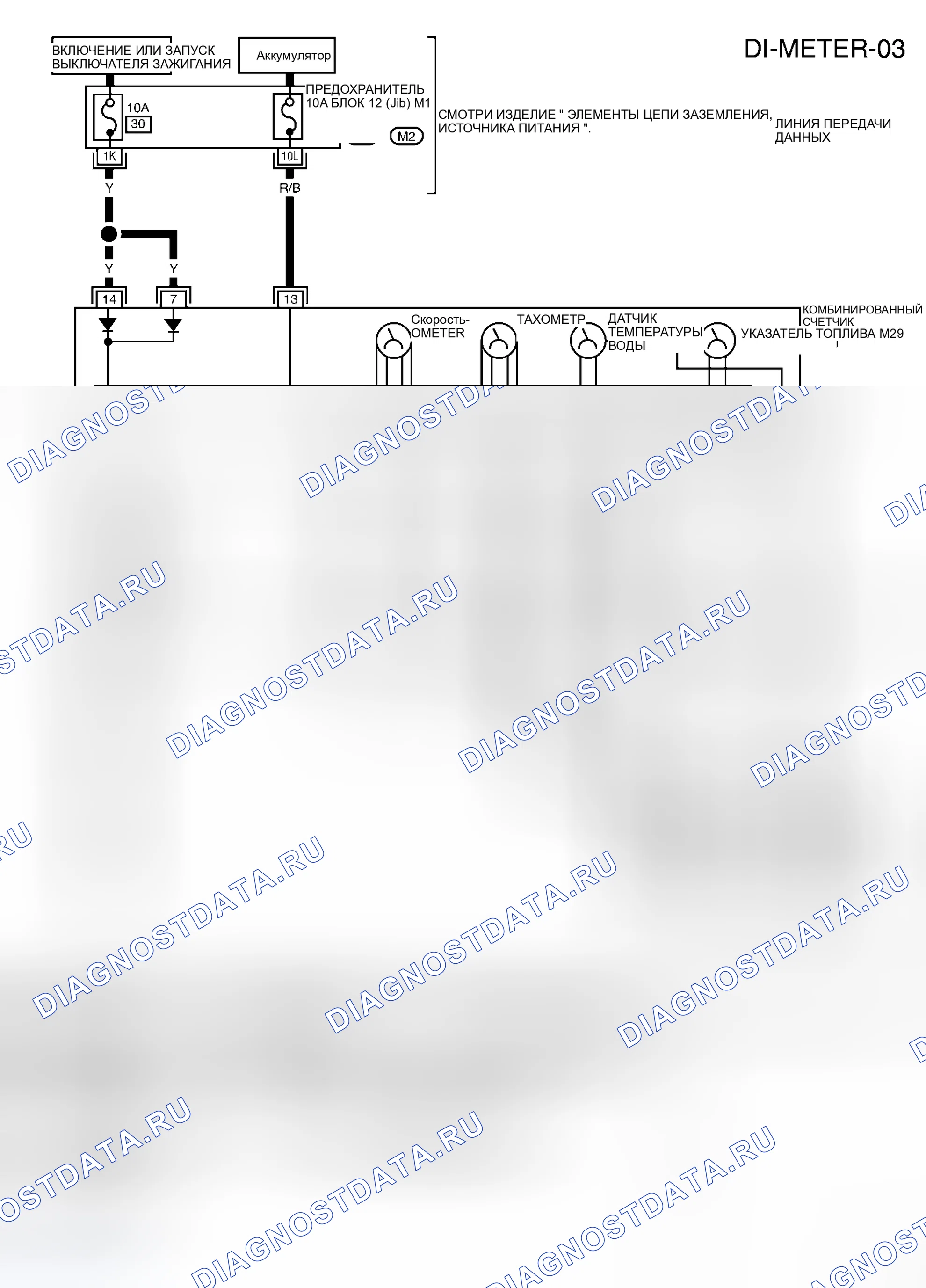 Рис. 9: С тахометром (модели QR25DE). Honda Stepwgn I