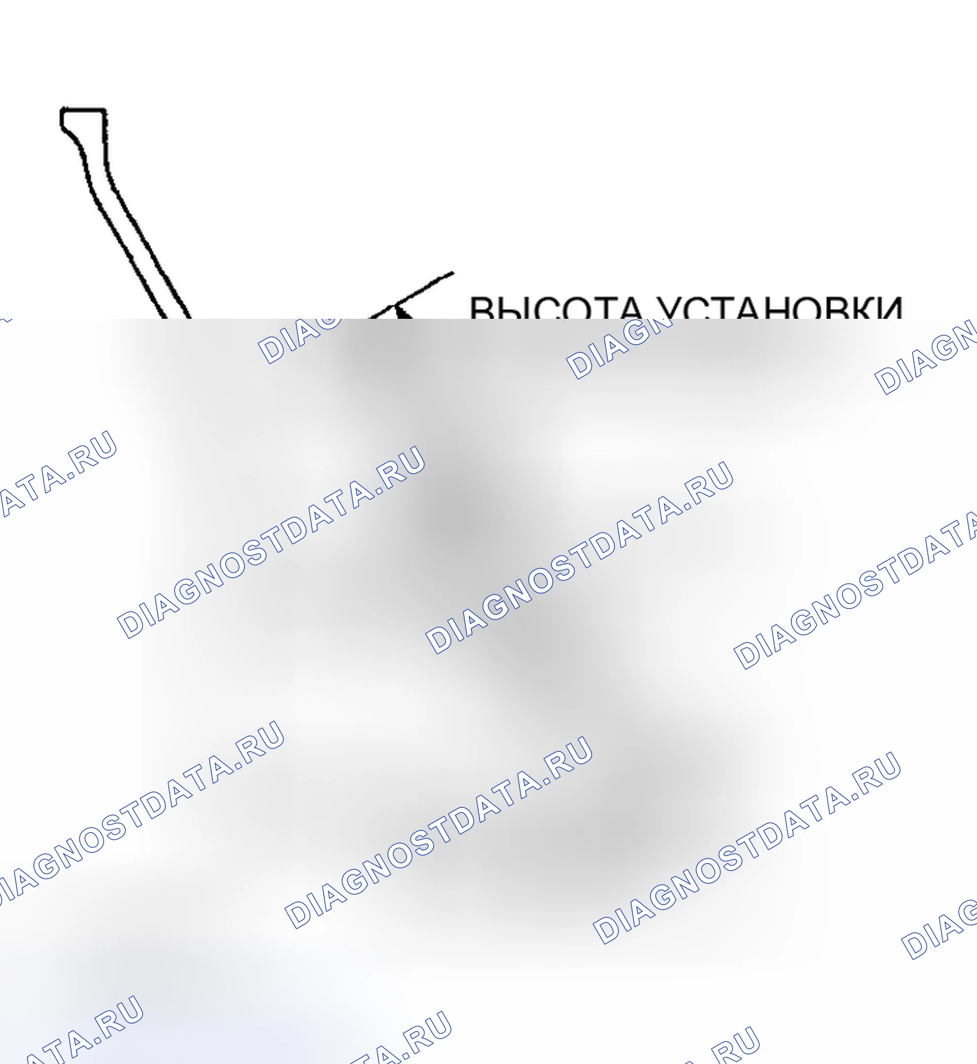 Рис. 161: Высота установки штока клапана. Acura NSX I