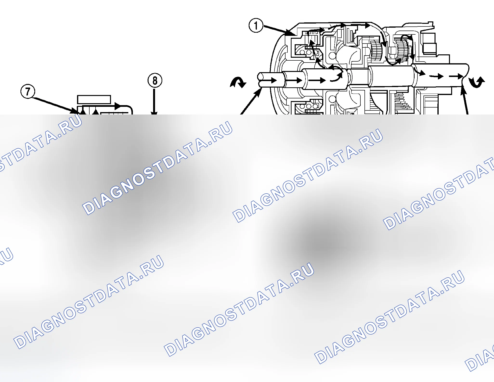 Рис. 356: ОБРАТНЫЙ ПОТОК МОЩНОСТИ. Dodge Pickup R2500 