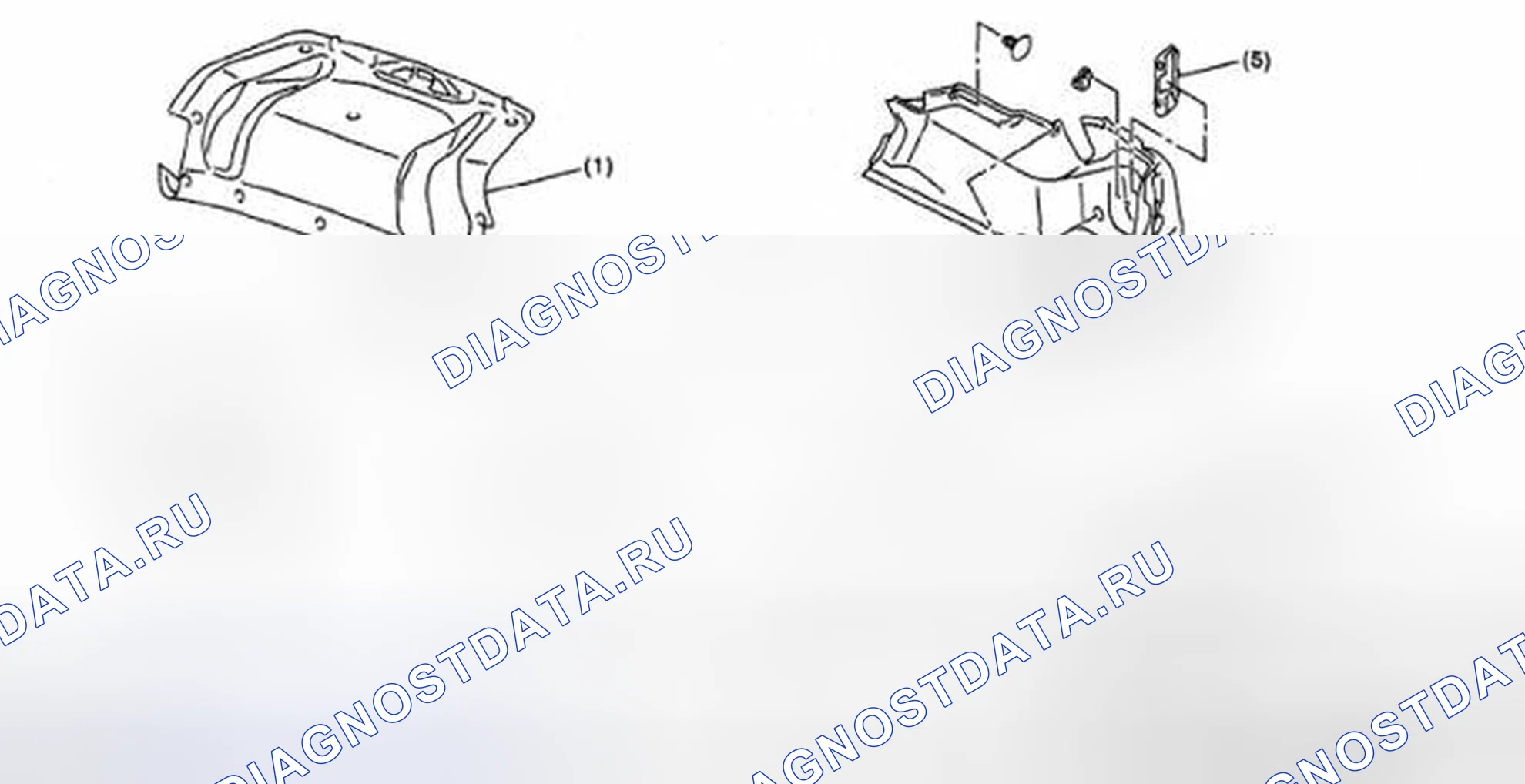 Рис. 41: ОТДЕЛКА ПОМЕЩЕНИЯ БАГАЖНИКА. Subaru Legacy BL/BP рестайлинг
