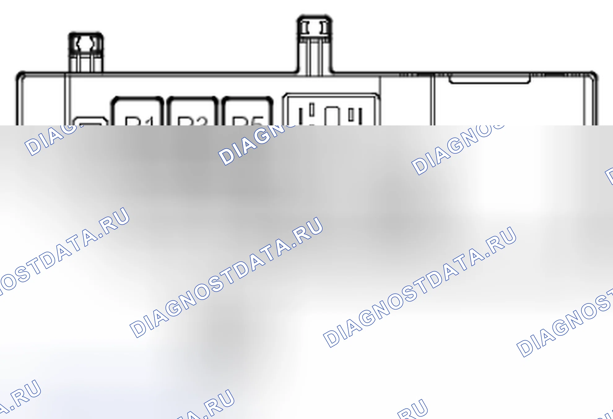 Рис. 222: Реле. Saab 9-3 II