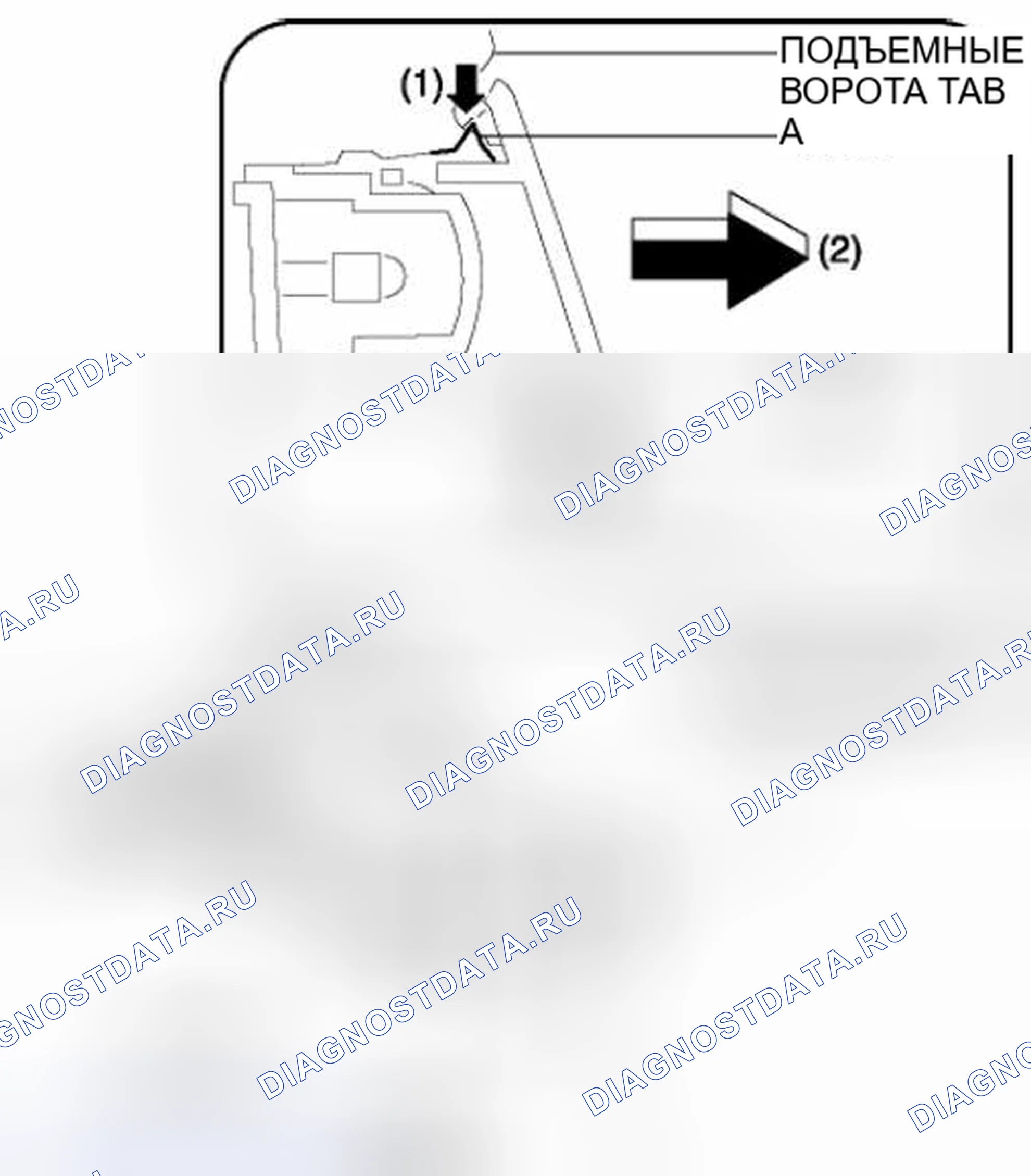 Рис. 34: СНЯТИЕ / УСТАНОВКА ТОРМОЗНОЙ ФАРЫ ВЫСОКОГО МОНТАЖА. Honda Civic IX рестайлинг