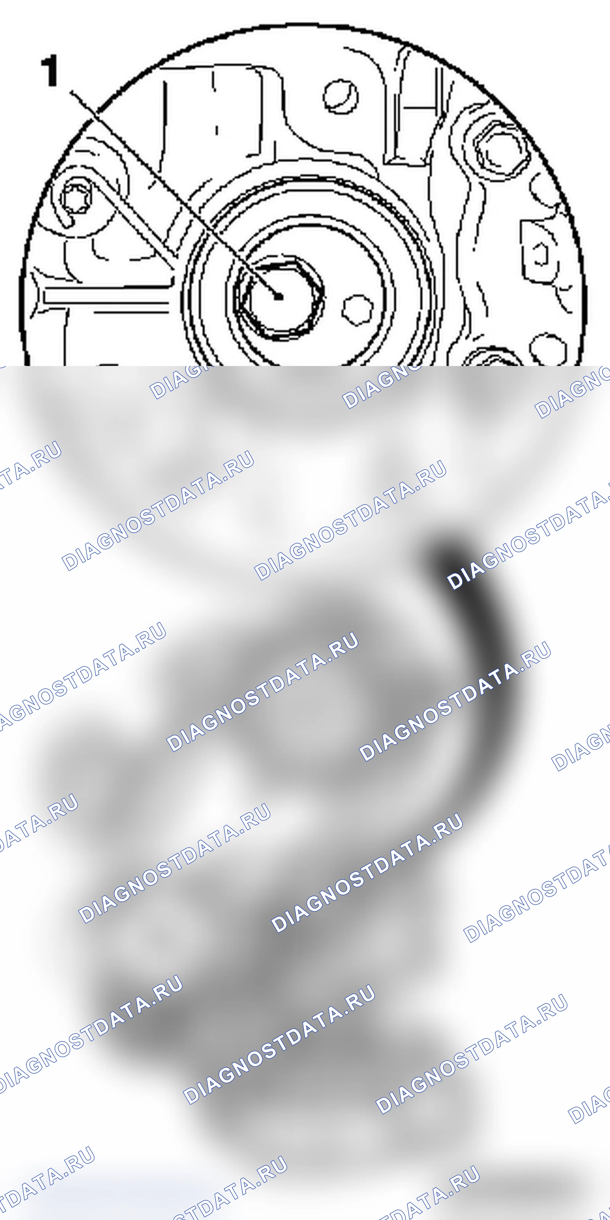 Регулировка натяжения зубчатого ремня. Opel Astra H