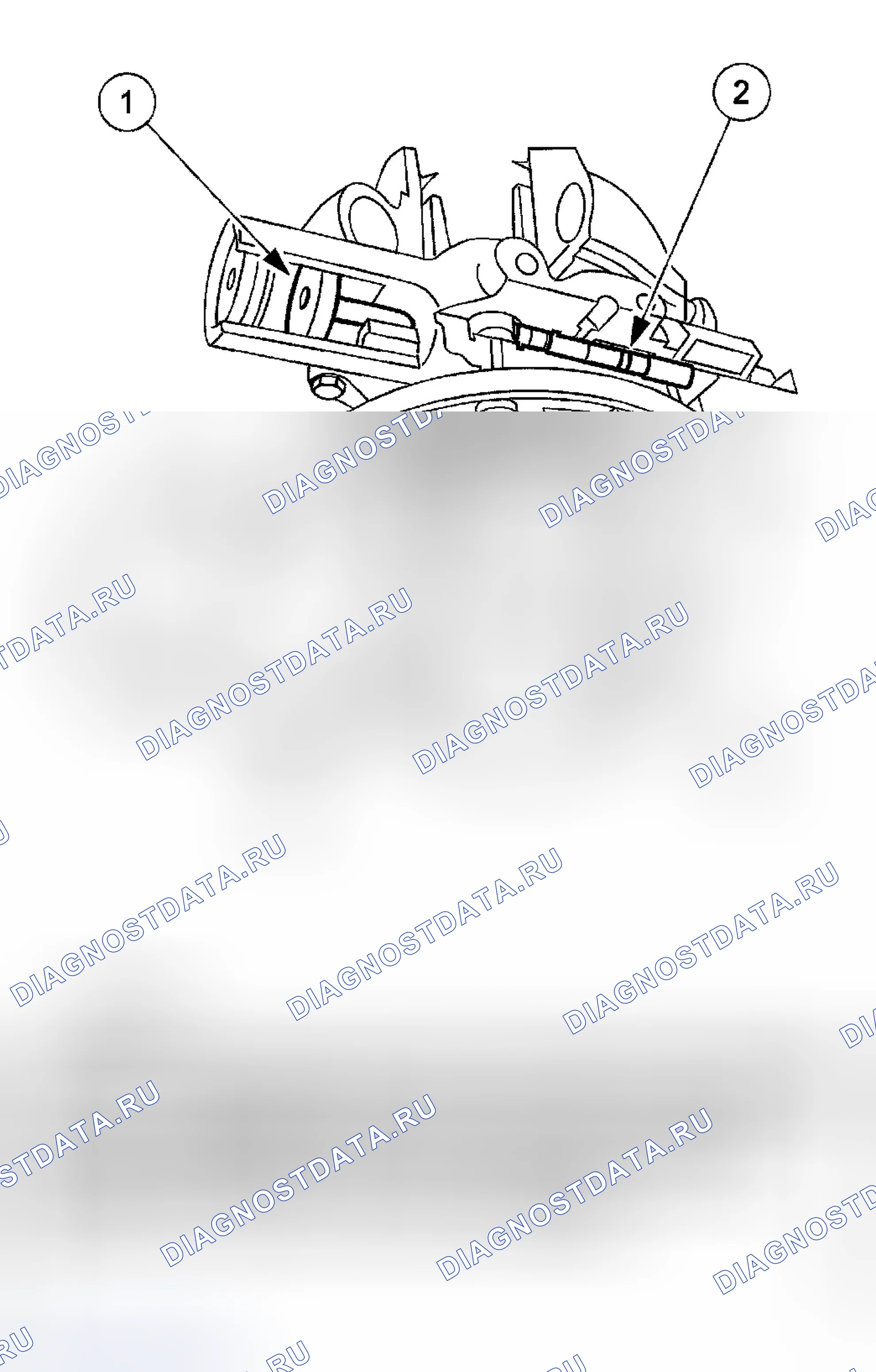 Рис. 1: Турбокомпрессор. Ford Cab & Chassis F350 Super Duty 