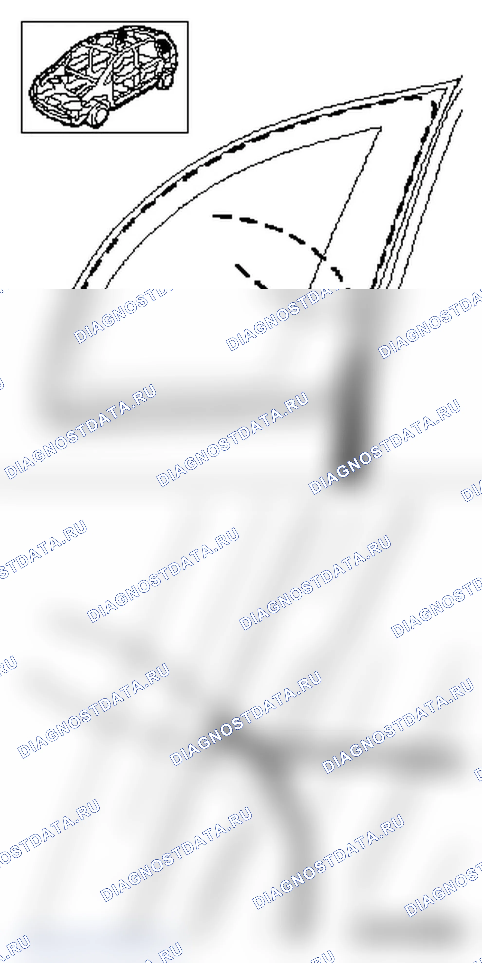 Снять и установить окно боковой панели (ВО-46974). Opel Meriva A рестайлинг