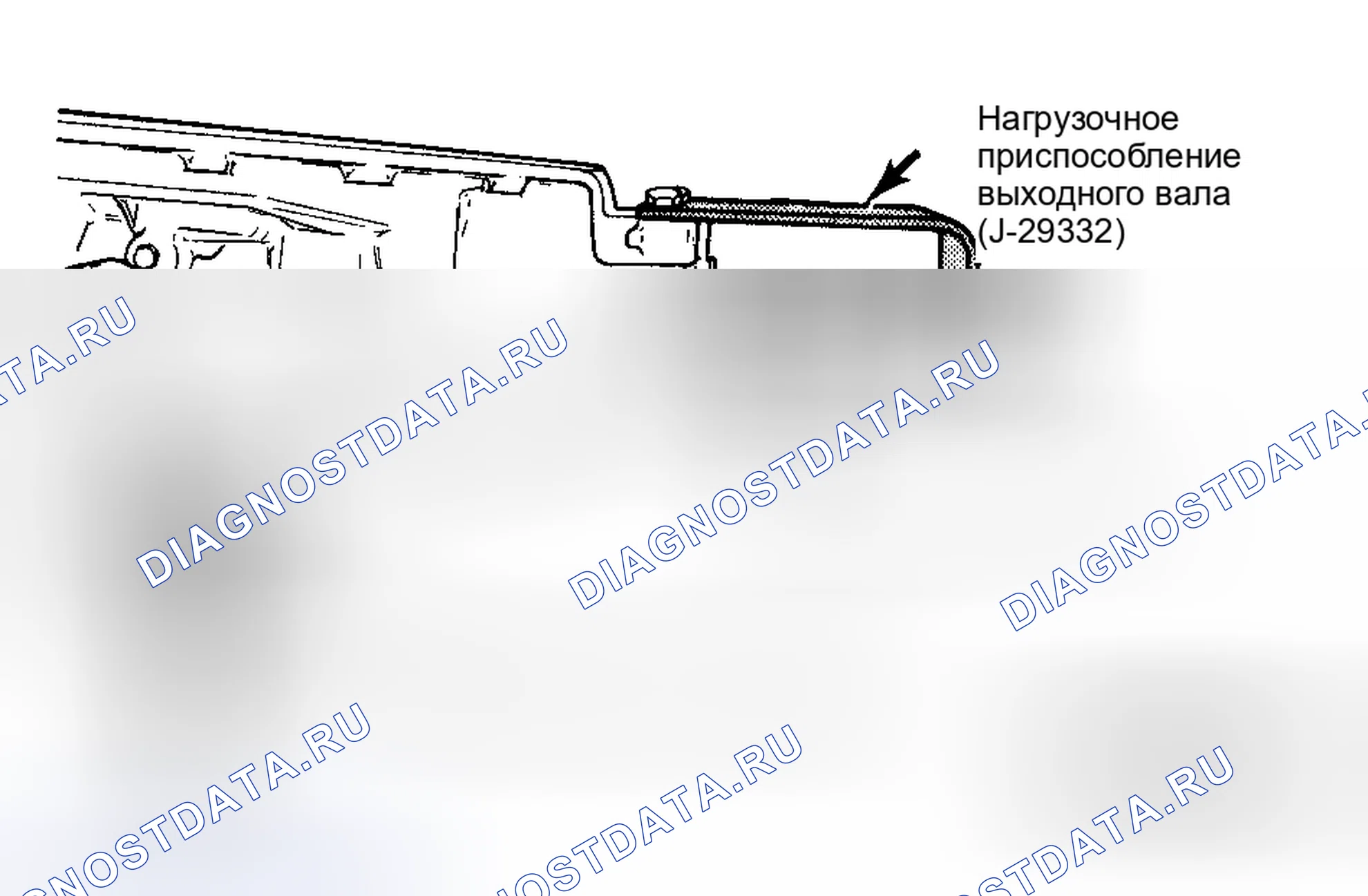 Рис. 30: Концевой люфт при перегрузке. Buick Electra V