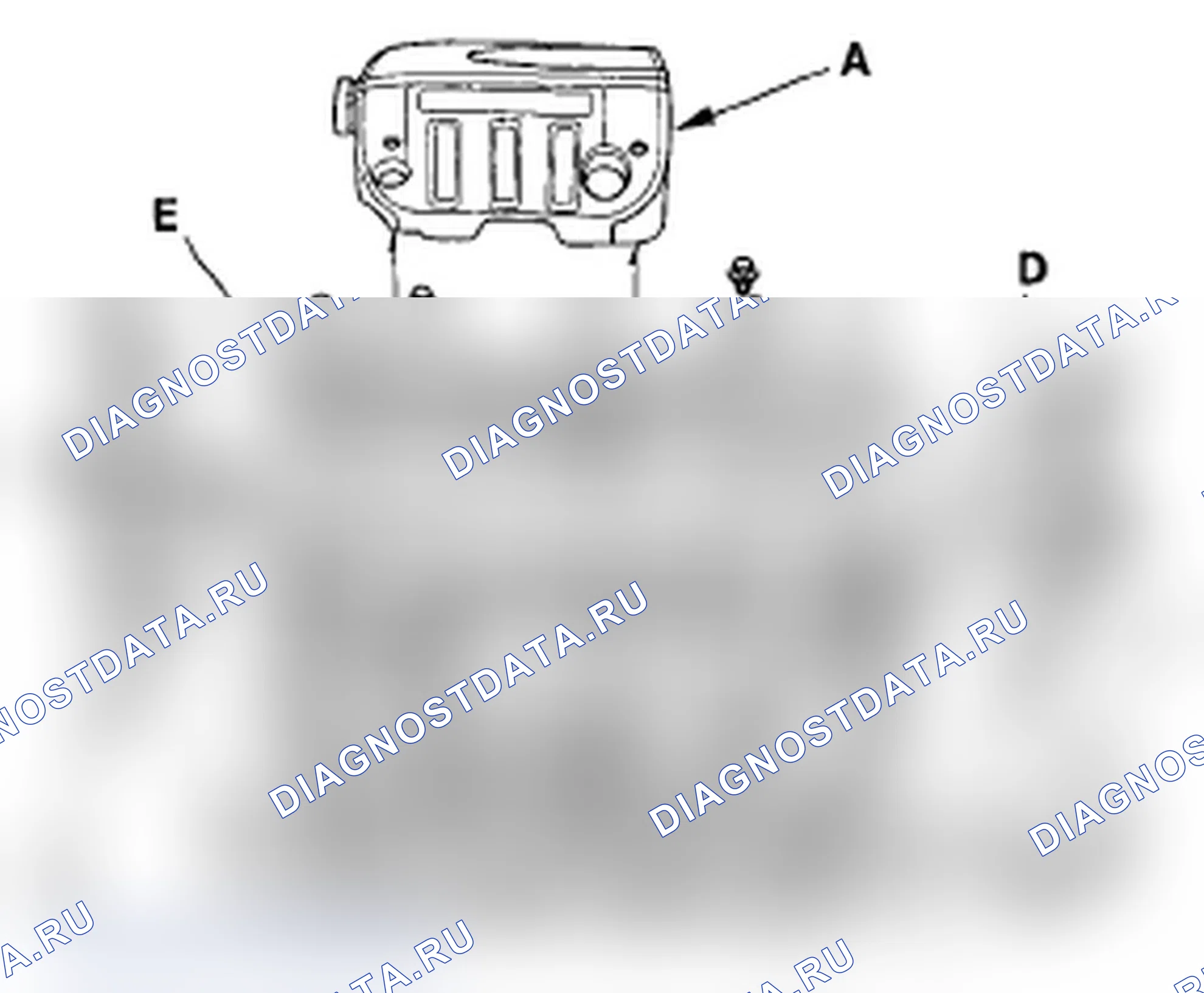 Рис. 5: Демонтаж/монтаж катушки зажигания. Acura RL II