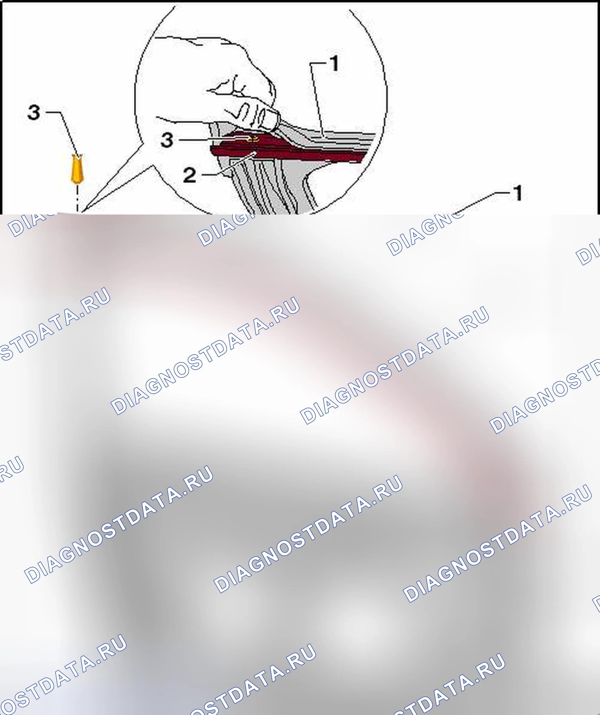 Рис. 34: ФОРМОВКА ОКОННОЙ НАПРАВЛЯЮЩЕЙ. Volkswagen Jetta VI