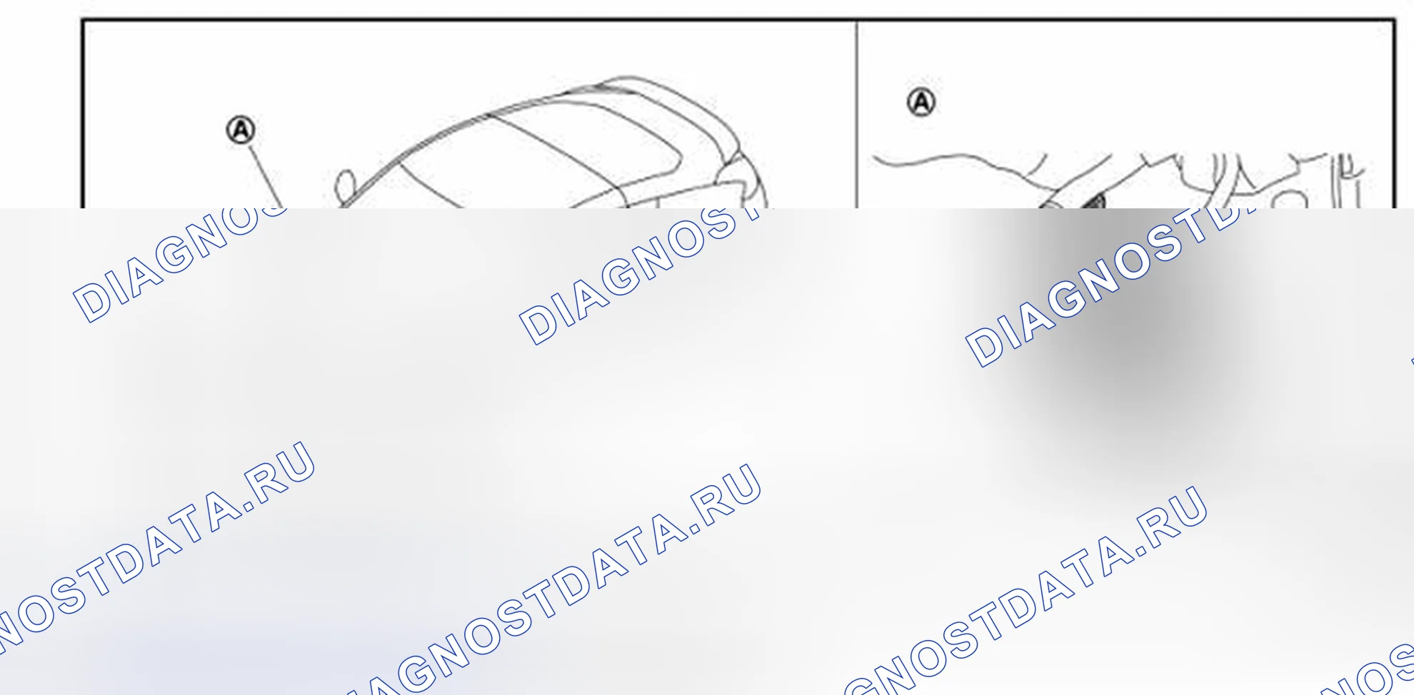 Рис. 32: Расположение компонентов. Honda MDX I