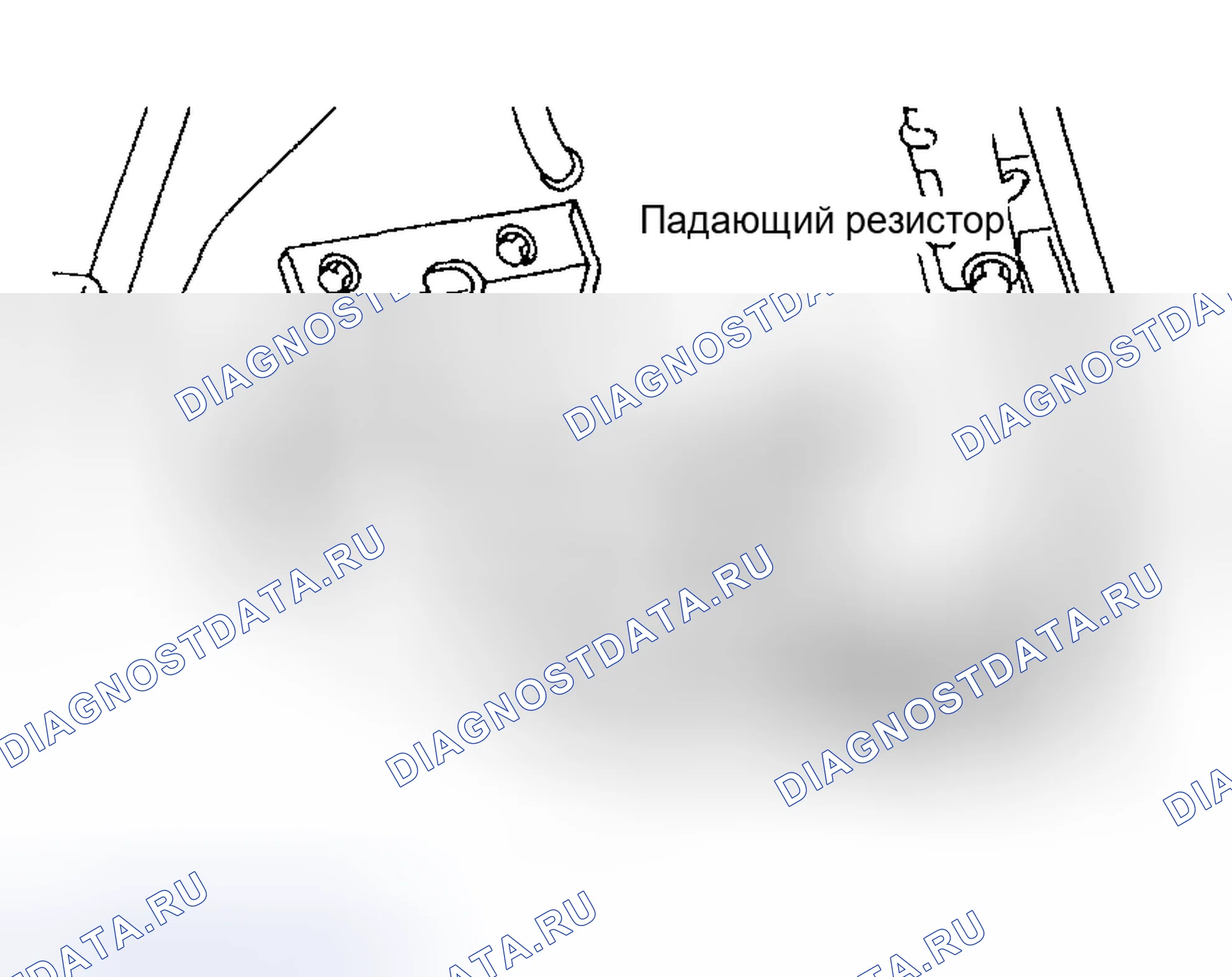 Рис. 590: Установка падающего резистора. Subaru Impreza GD/GC/GG