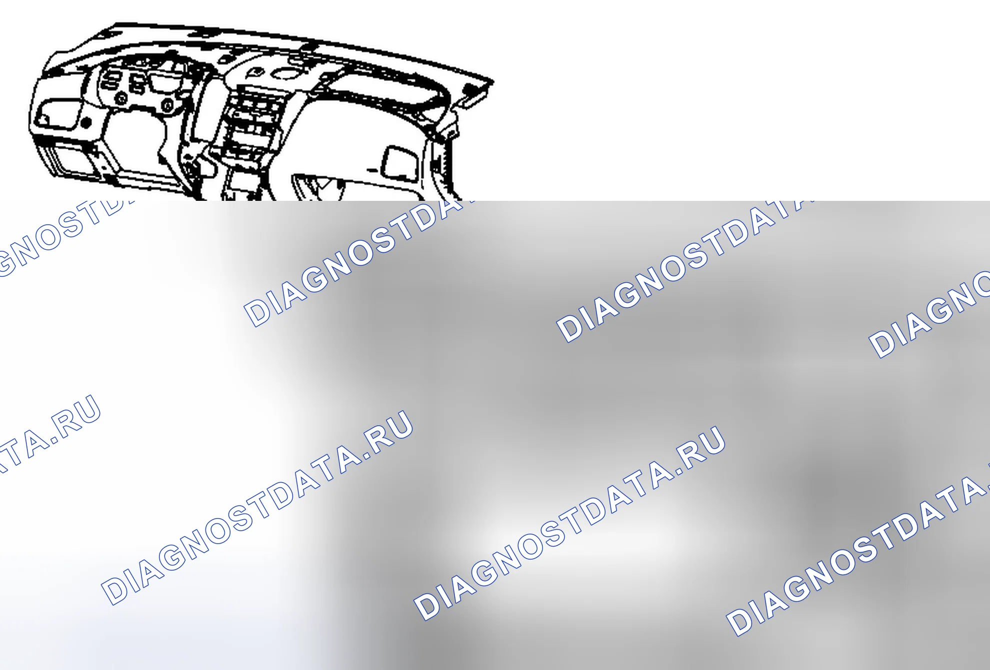 Рис. 86: Замена дверного демпфера отсека приборной панели (равноденствие). Chevrolet Equinox II