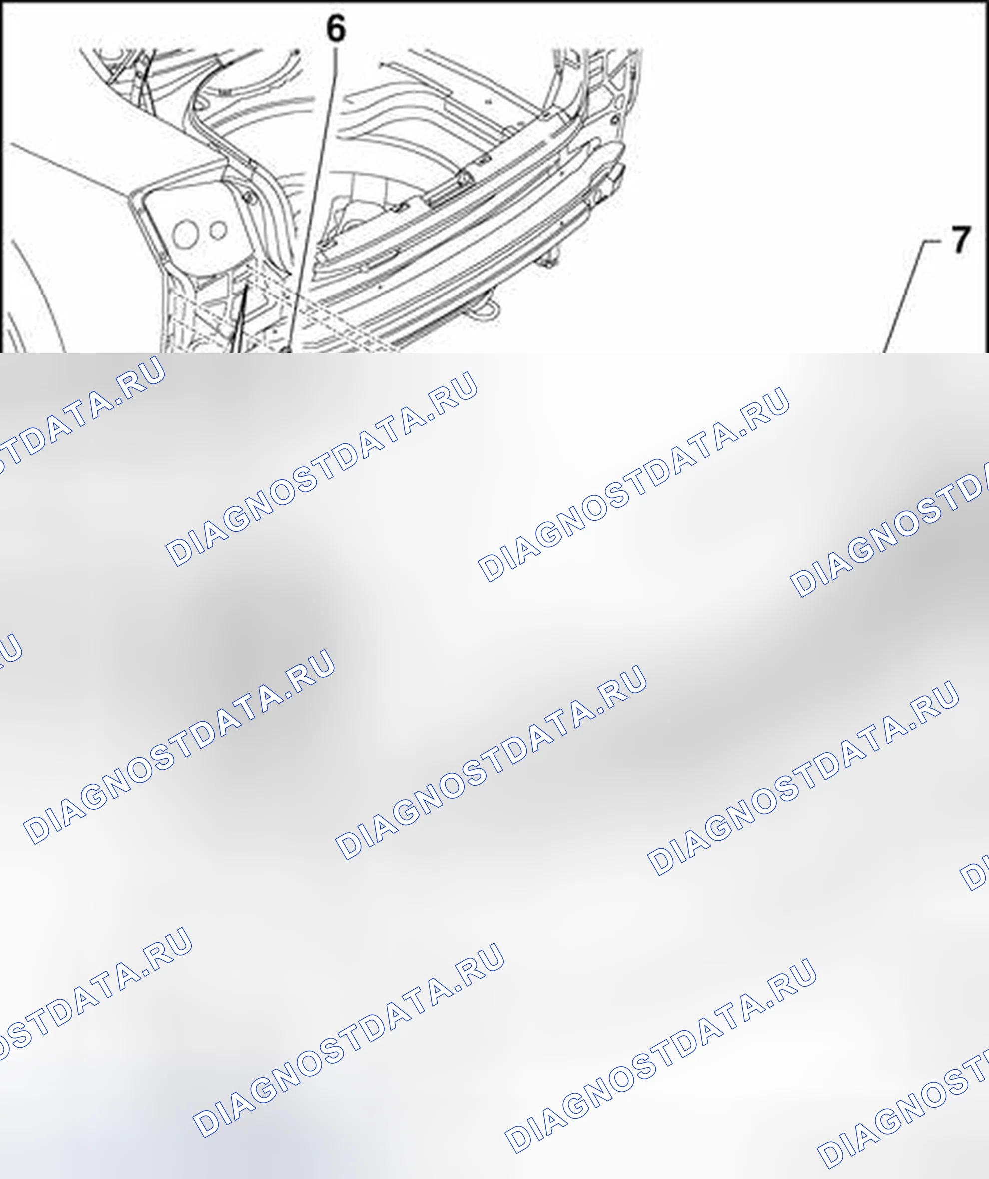 Рис. 180: Молдинги бокового удара, замена. Audi S4 B6